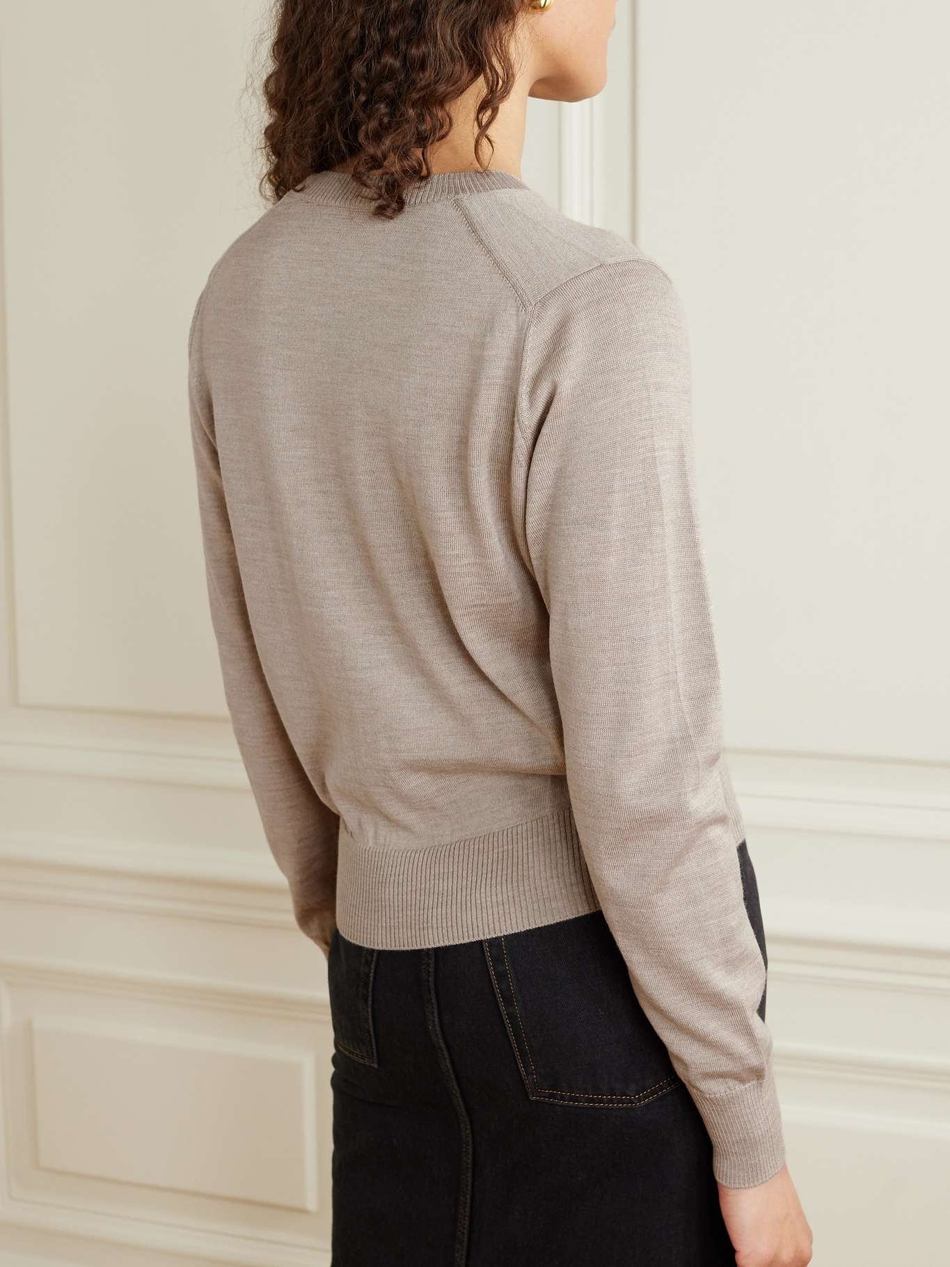 ADC embroidered merino wool sweater - 4