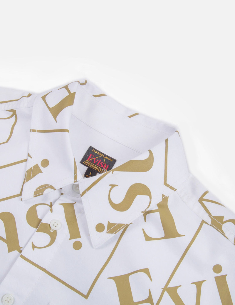 Logo Monogram Print Oxford Shirt 9