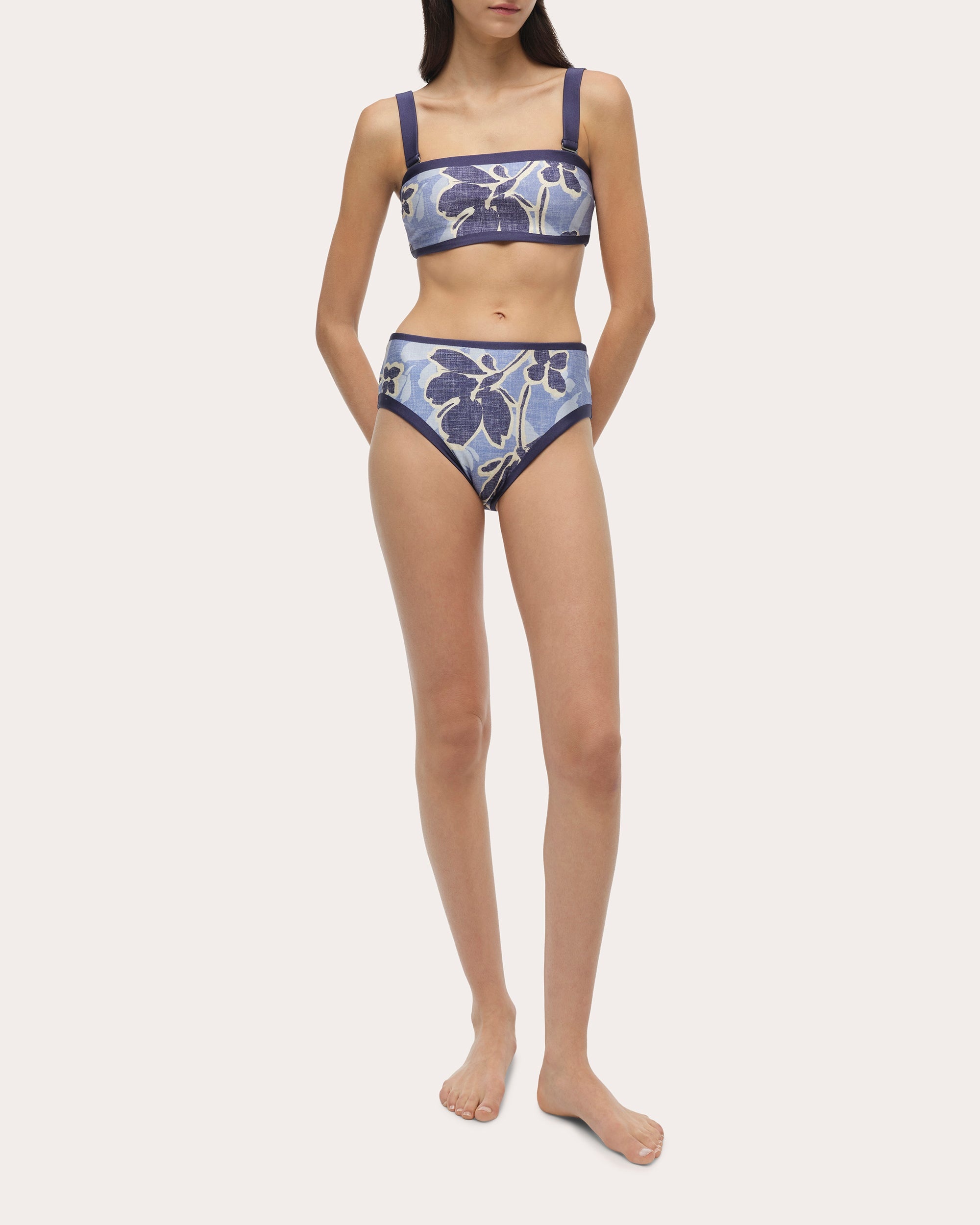 Luthea Floral Tube Bikini Top - 5