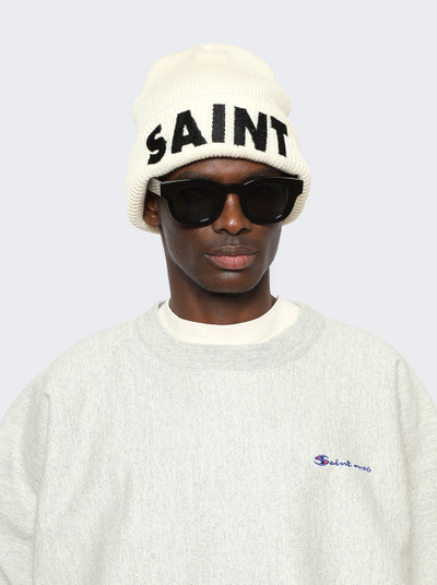 SAINT M×××××× Knit Cap White outlook