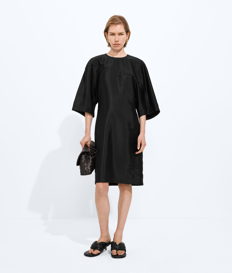 Washed Cotton and Viscose Twill Dress 1