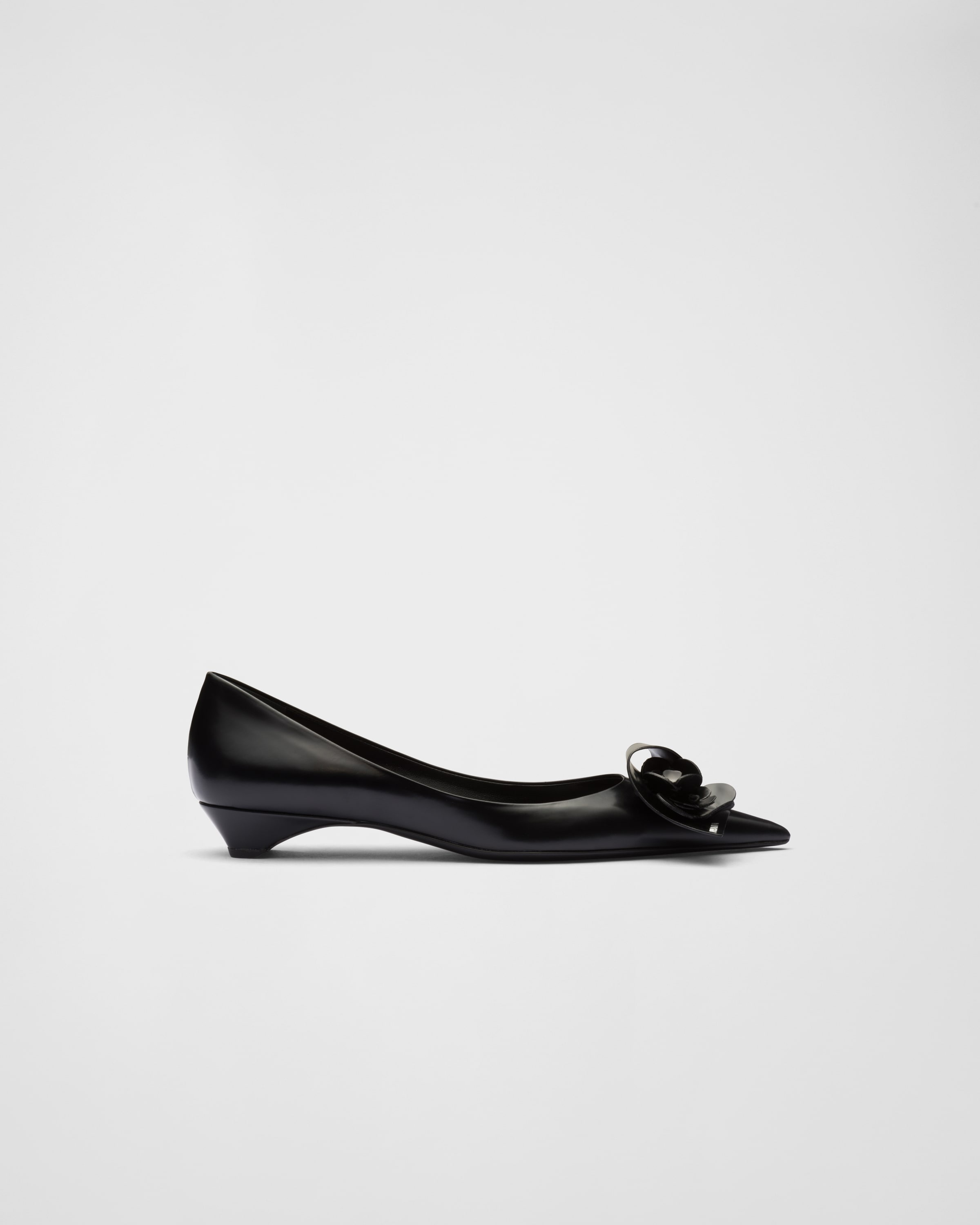 Brushed leather pumps - 2