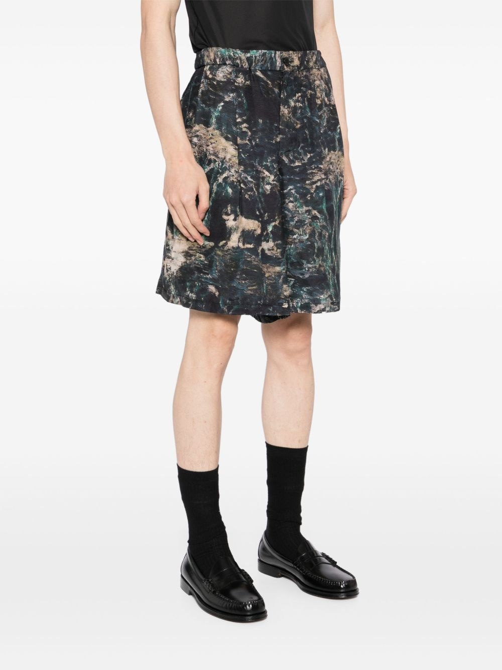 graphic-printed shorts - 3