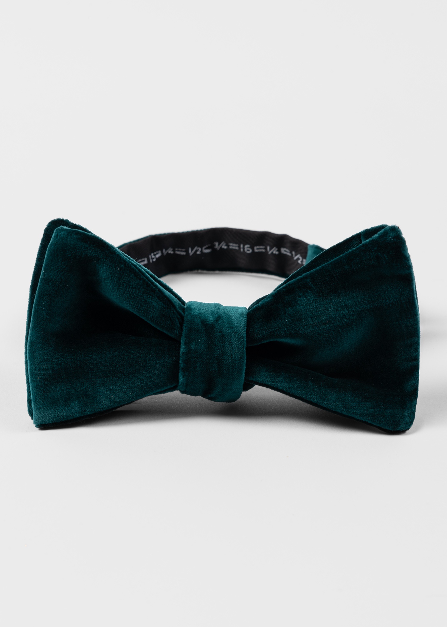 Forest Green Velvet Self-Tie Bow Tie - 2