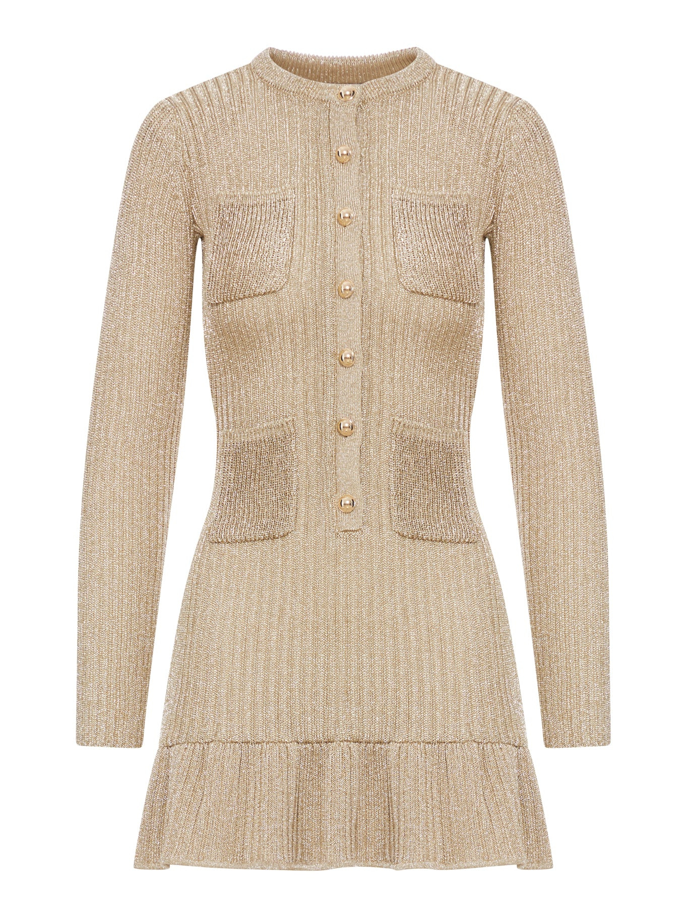 LUREX KNIT MINI DRESS - 2