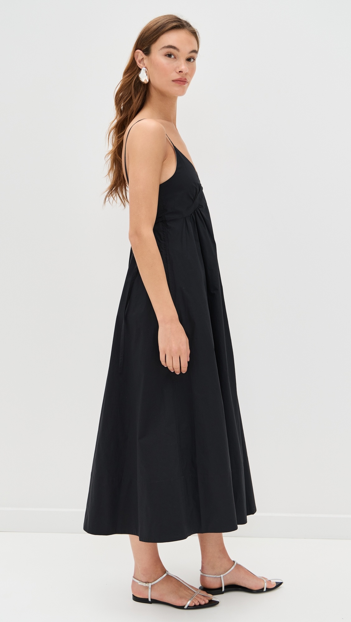 Barker Dress in Stretch Poplin - 3