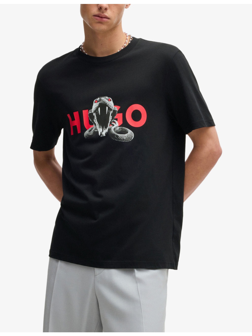 Branded-print short-sleeved cotton-jersey T-shirt - 3