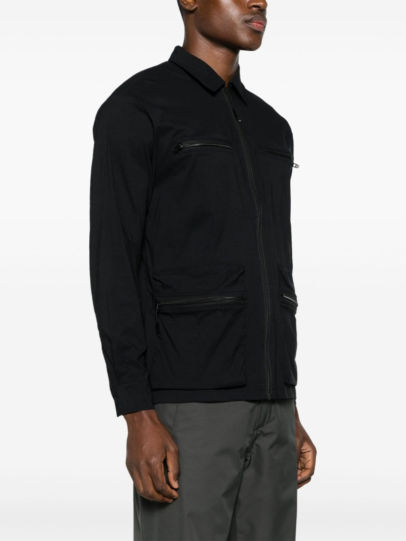 Kano crinkled-finish overshirt 4