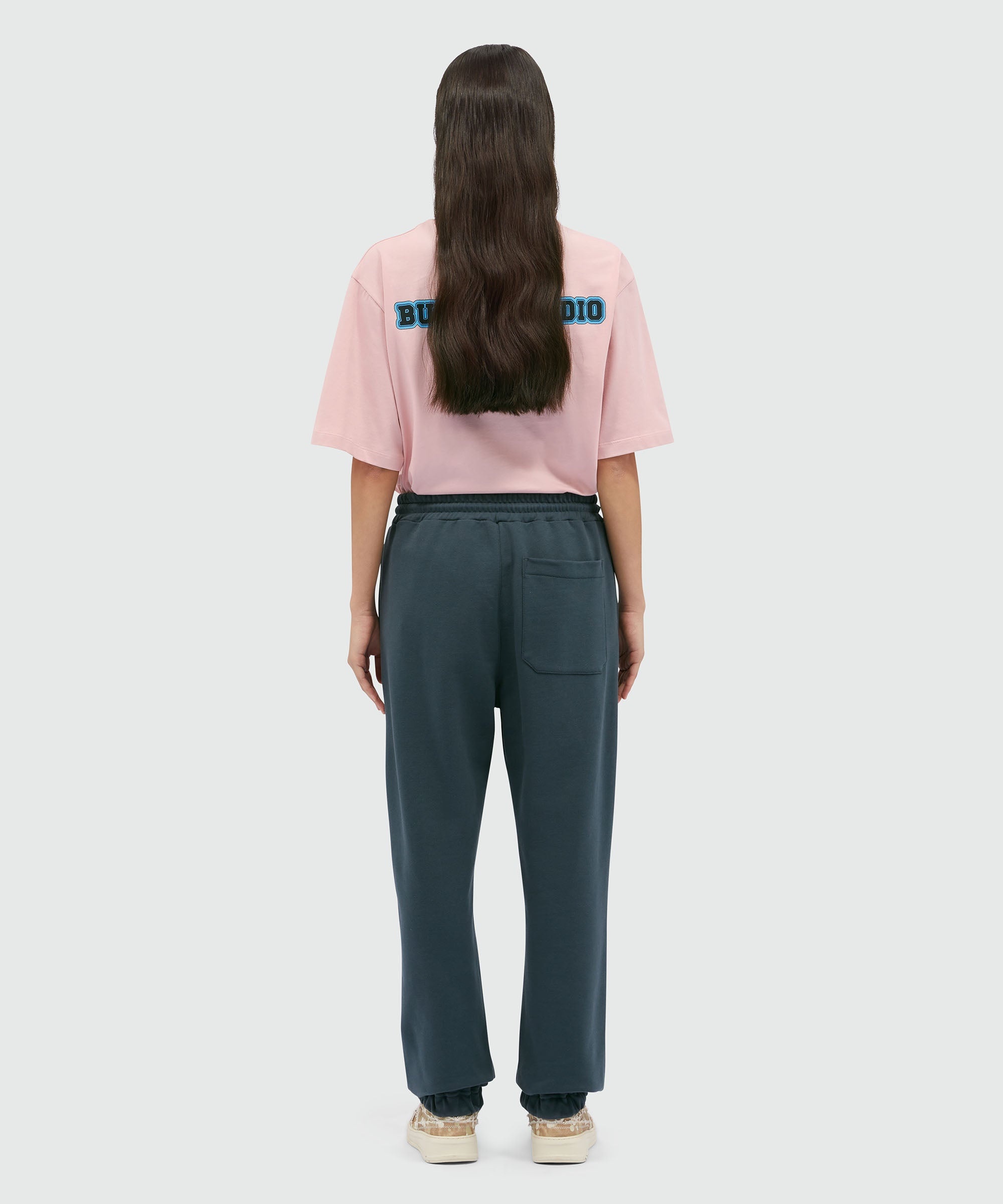 Organic cotton "Fantastic Green Burro Studio" pants - 7