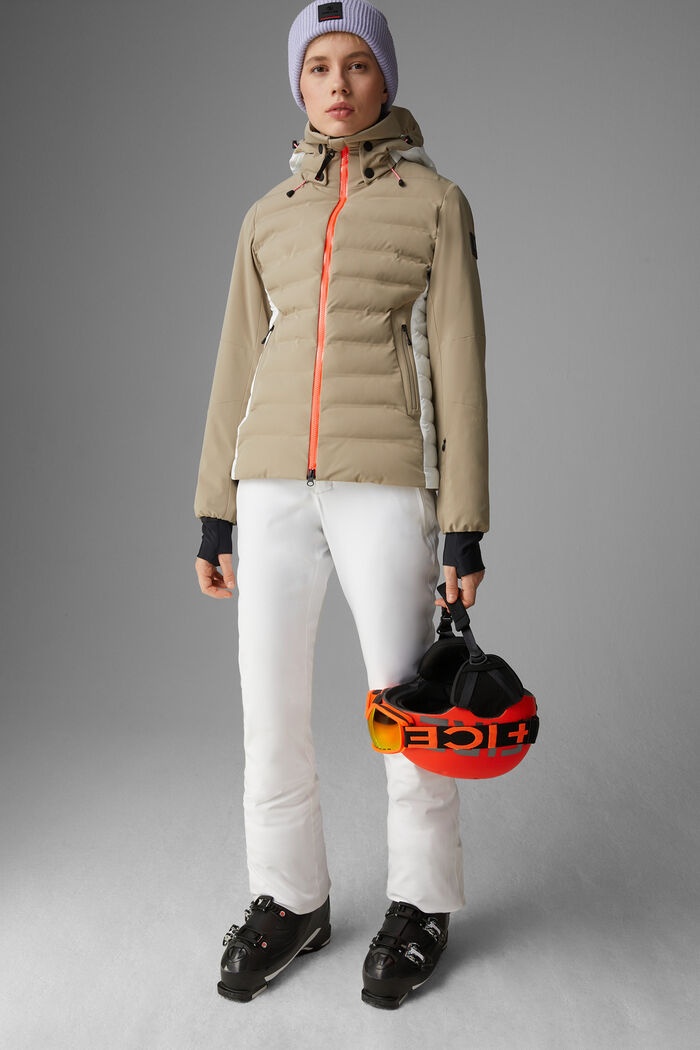 Janka Ski jacket in Caramel/White - 4