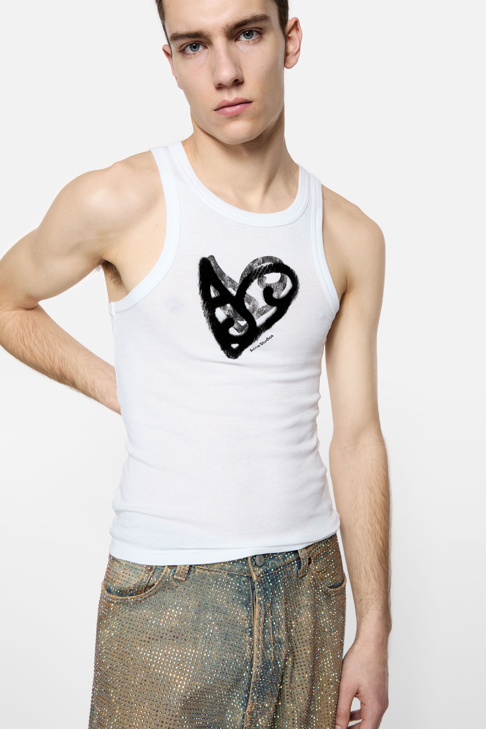 Logo tank top - Optic White - 4