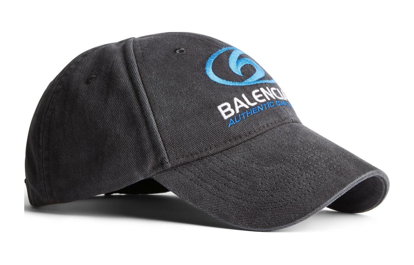 Balenciaga Surfer Cap 'Black Blue' 771966410B21001 - 3