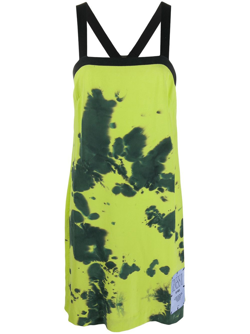 tie-dye print shift dress 1