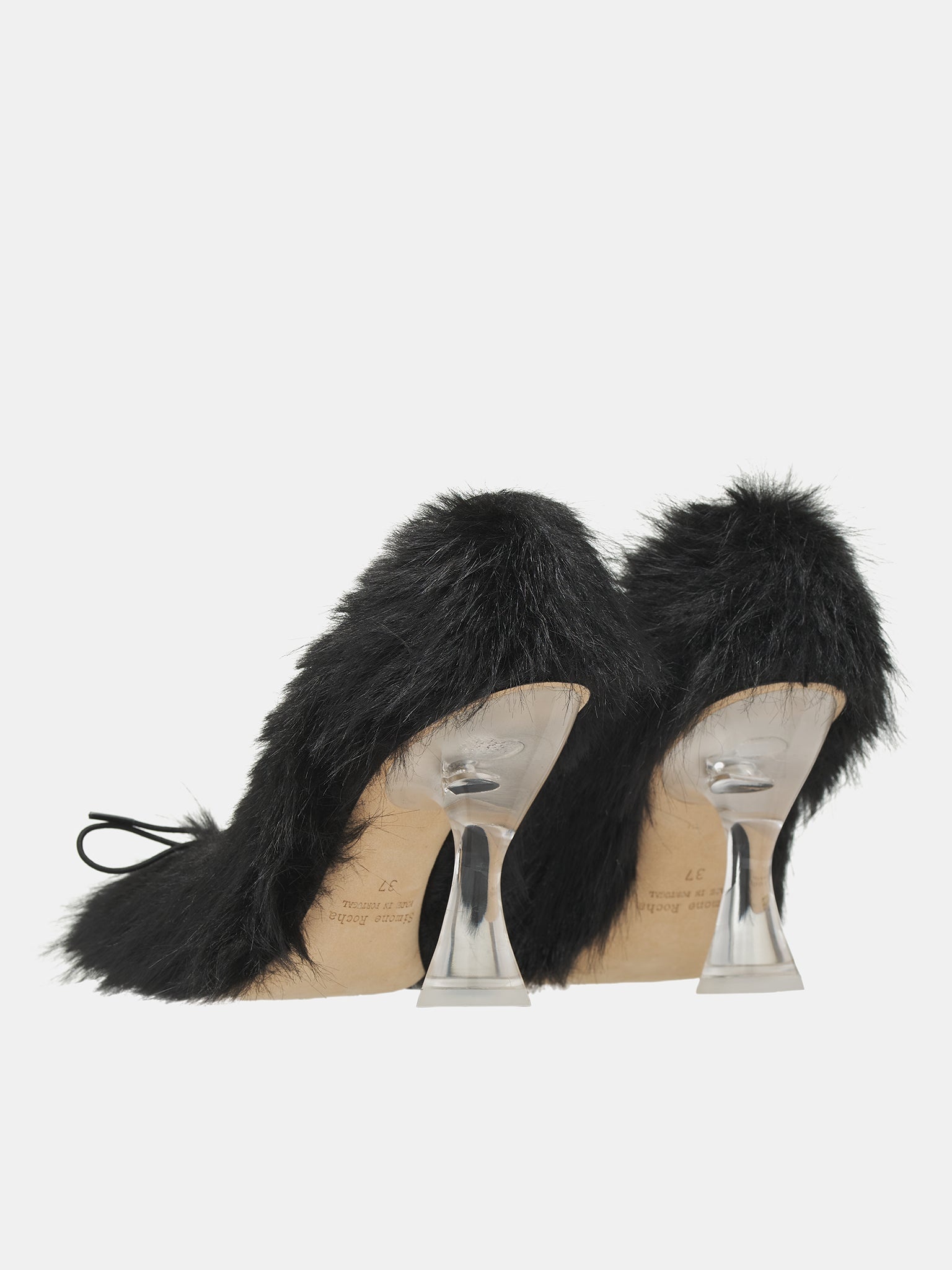 Faux Fur Ballerina Heels - 5
