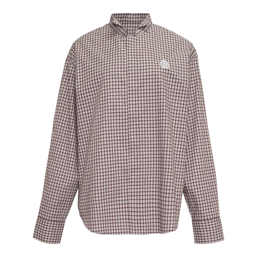Wingtip Collar Long Sleeve Shirt - 1