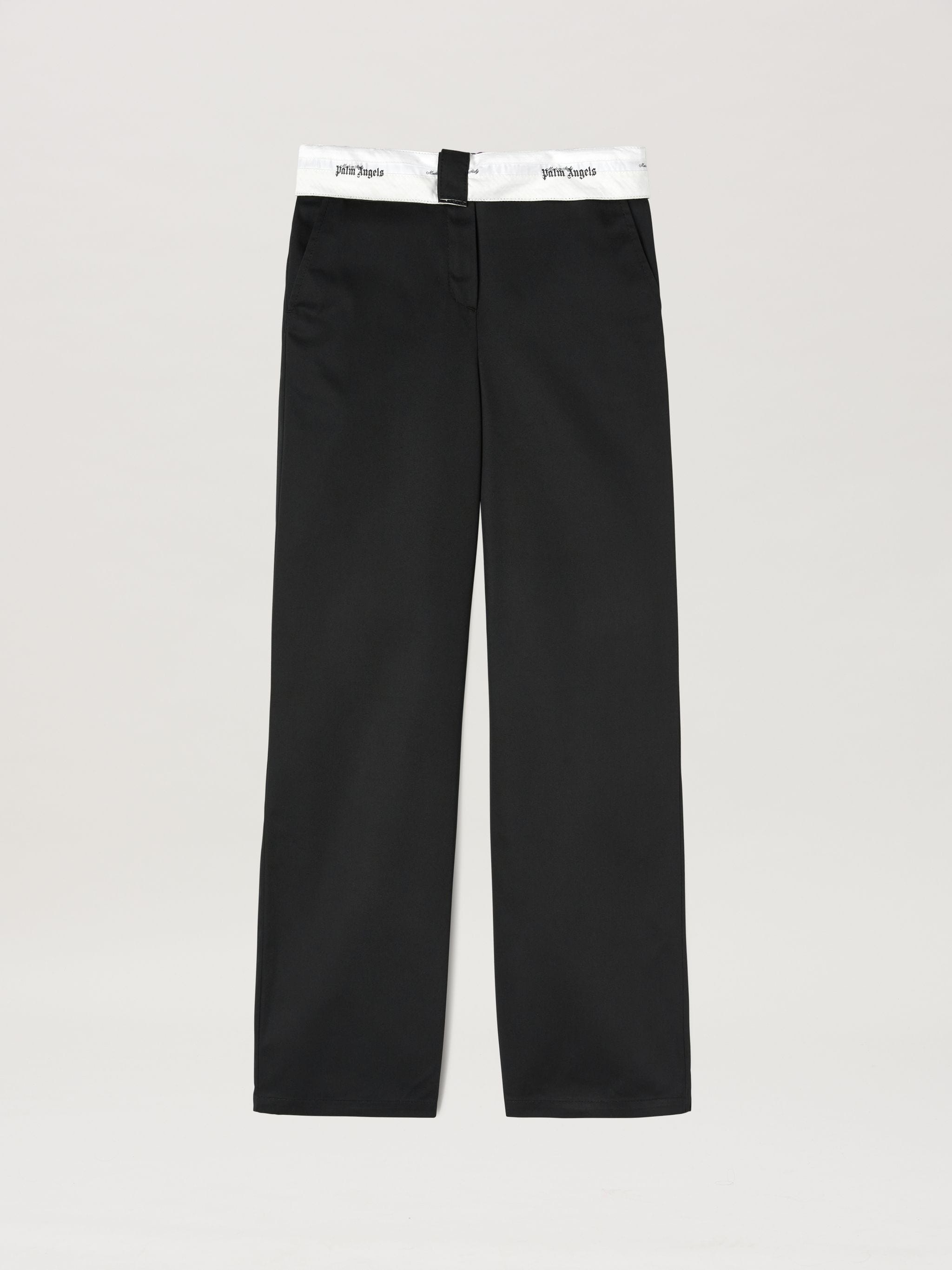 Reversed Waistband Chino Pants - 1