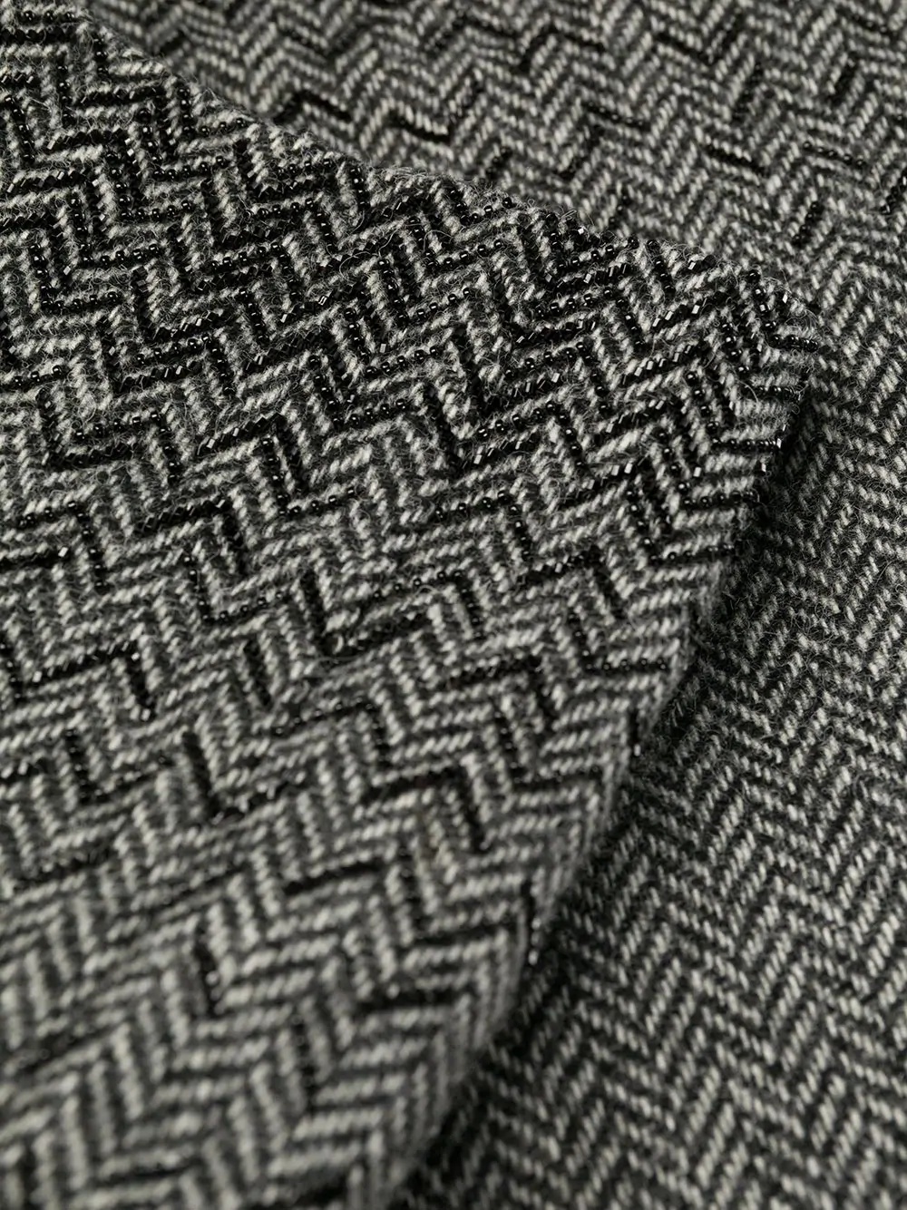 herringbone shift dress - 8