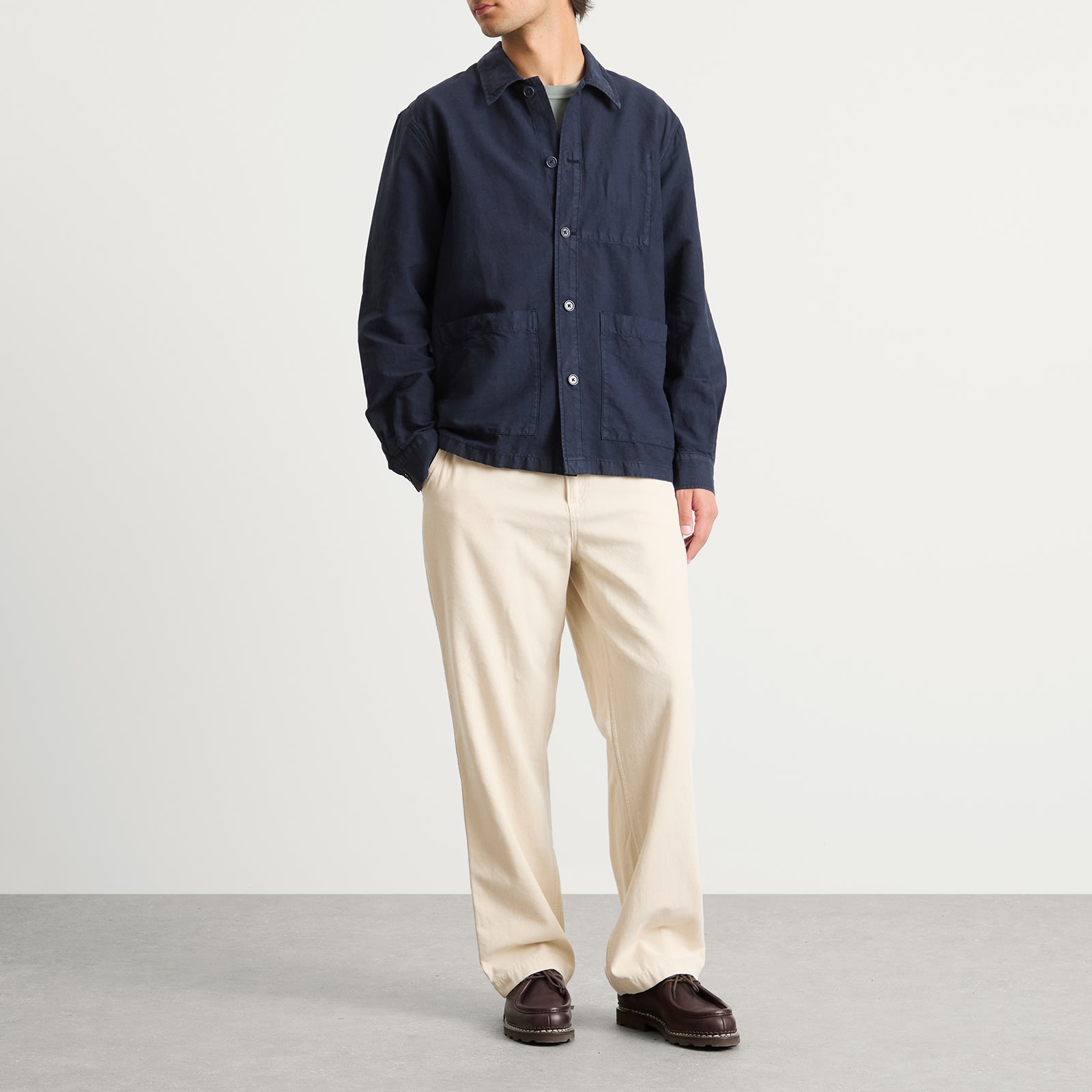 Norse Projects Julian Cotton Linen Overshirt - 4