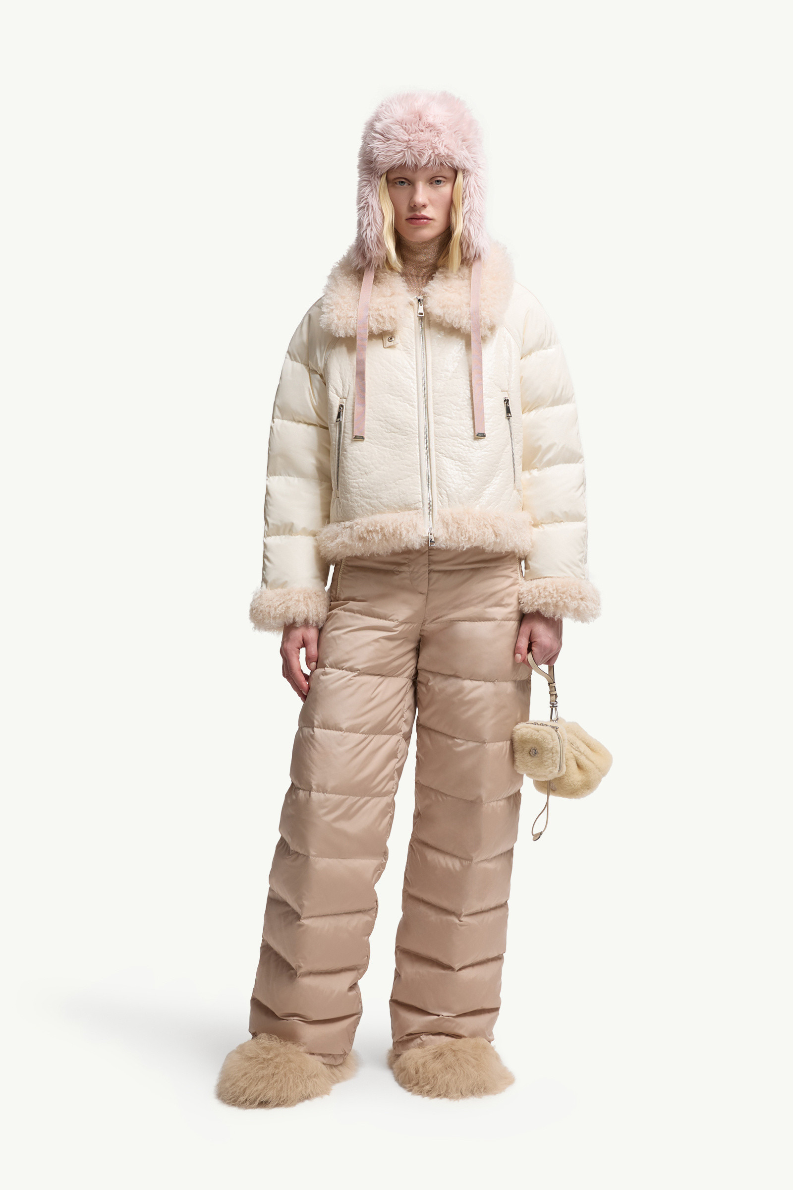 Rubrouk Teddy-Trimmed Short Down Jacket - 2