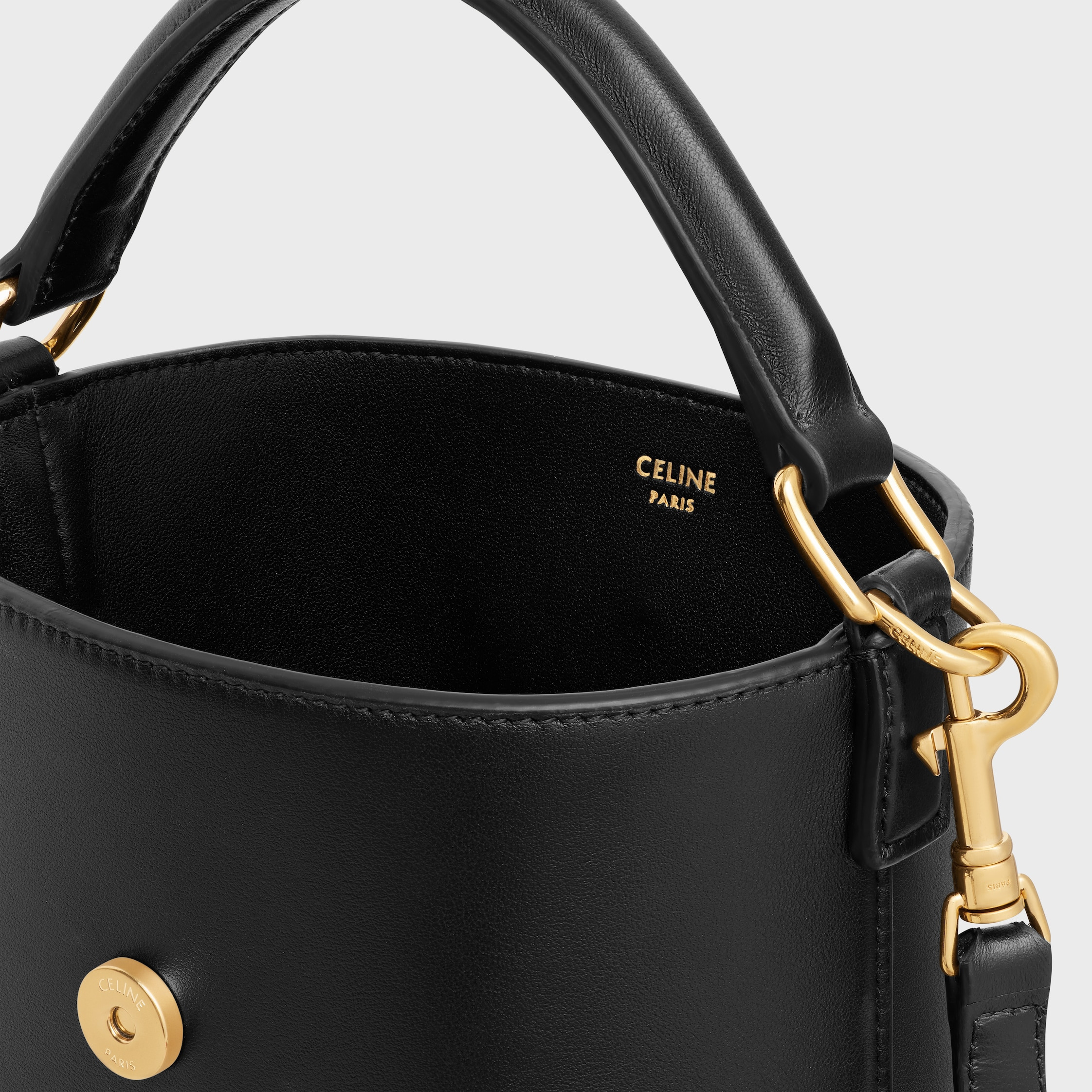 MINI BUCKET LOUISE in smooth calfskin - 4