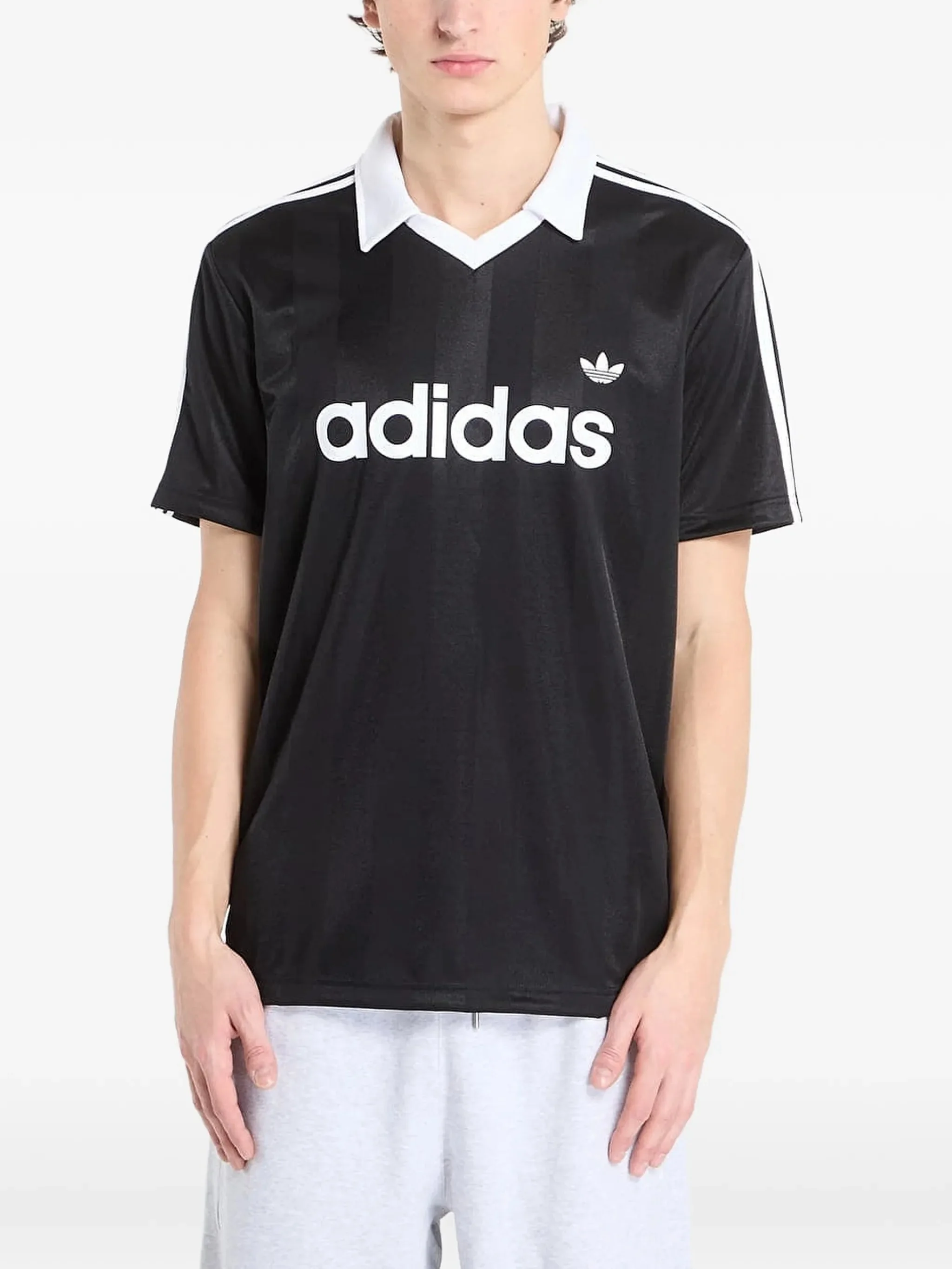 Adidas Archive Collar Engineered Jersey - 1