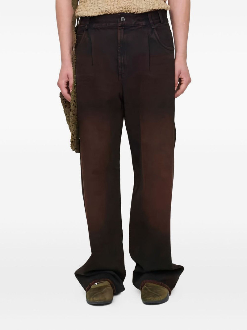 Song for the Mute Les Olympiades pleated jeans outlook