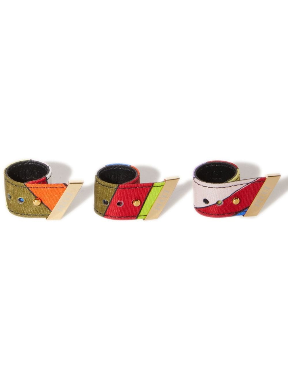 Iride-print ring set - 1