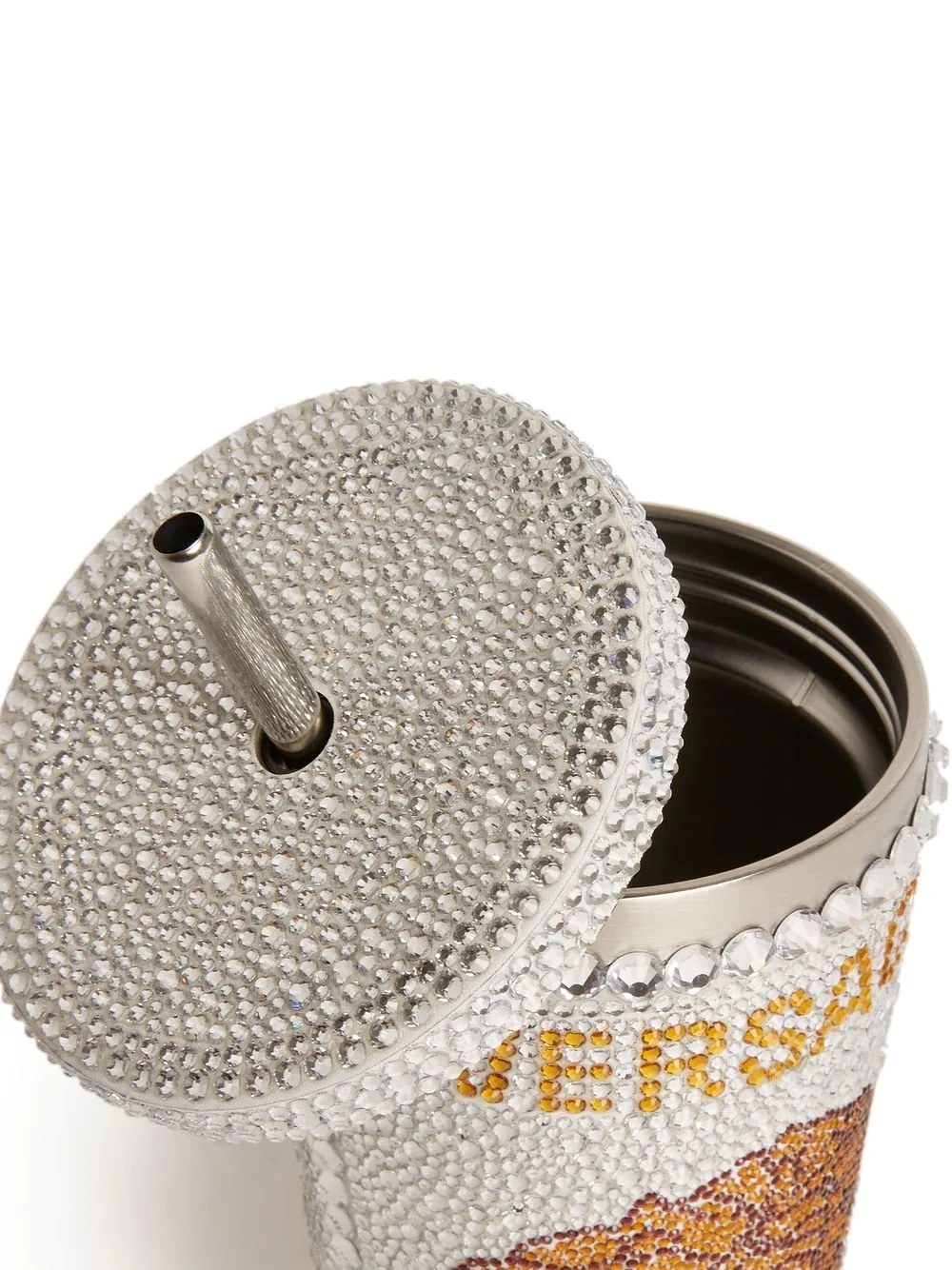Medusa crystal-embellished travel cup - 3