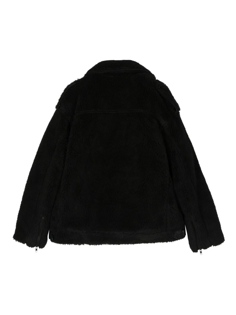 x Deluxe fleece biker jacket - 2