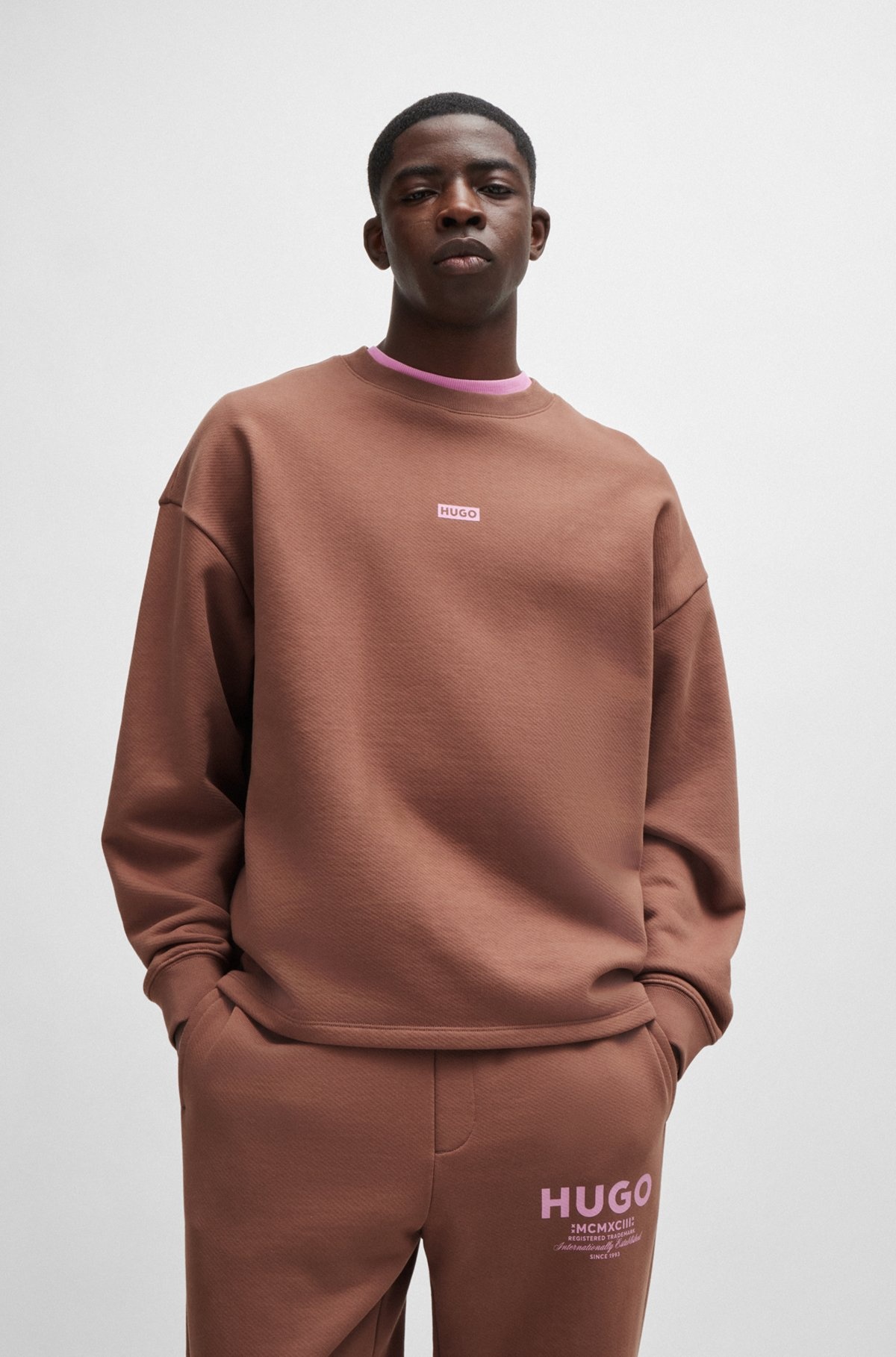 COTTON-TERRY SWEATSHIRT WITH LOGO PRINT - 2
