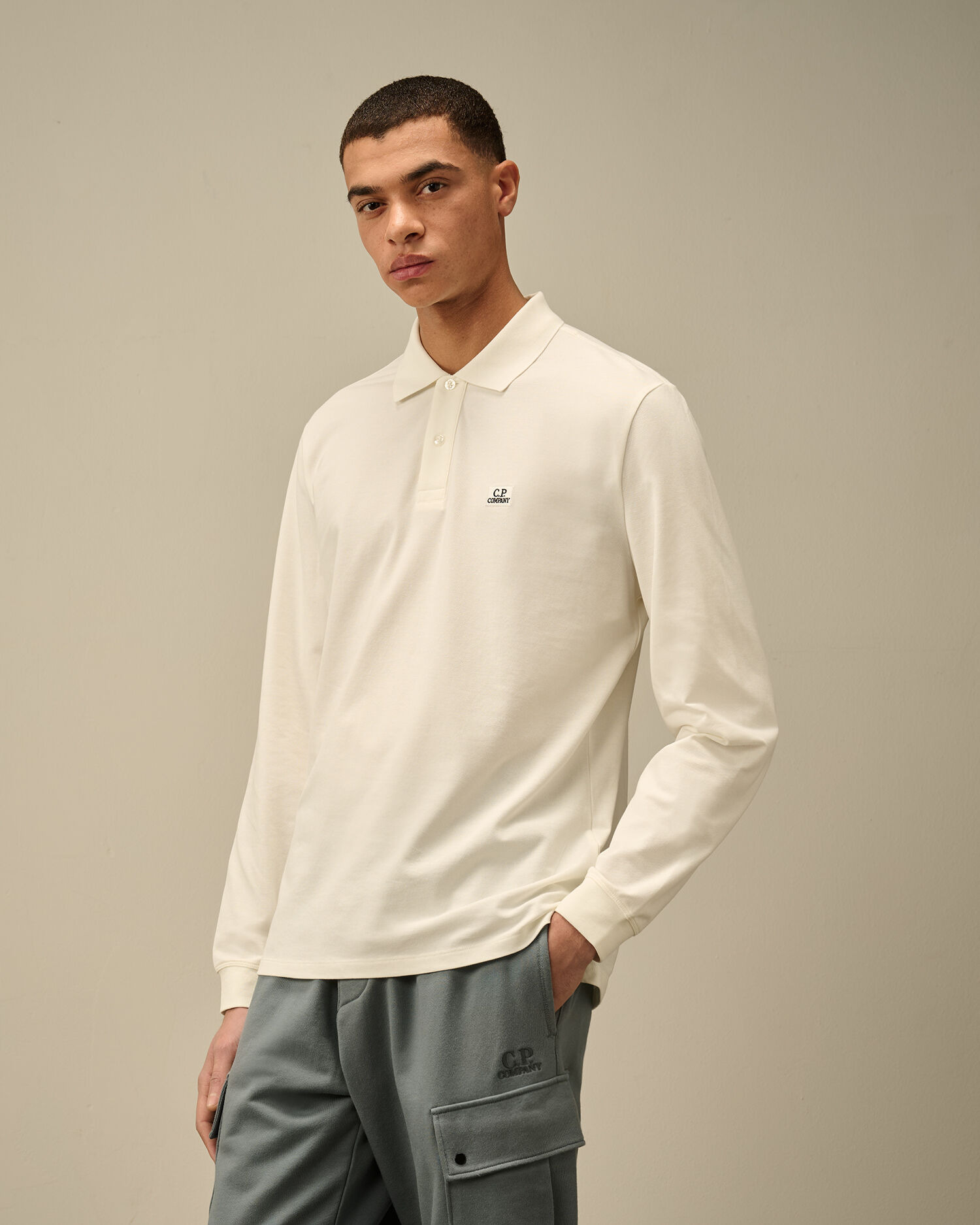 Stretch Piquet Longsleeve Polo - 3