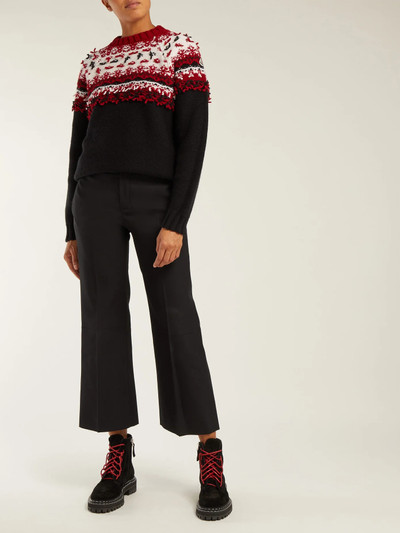 Moncler Knitted wool sweater outlook