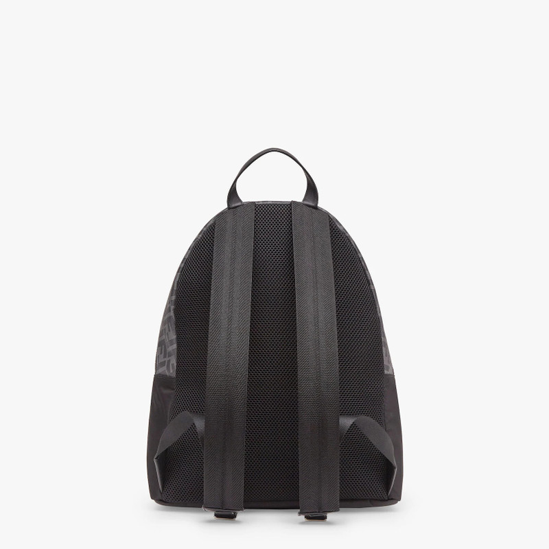 Black nylon backpack 3