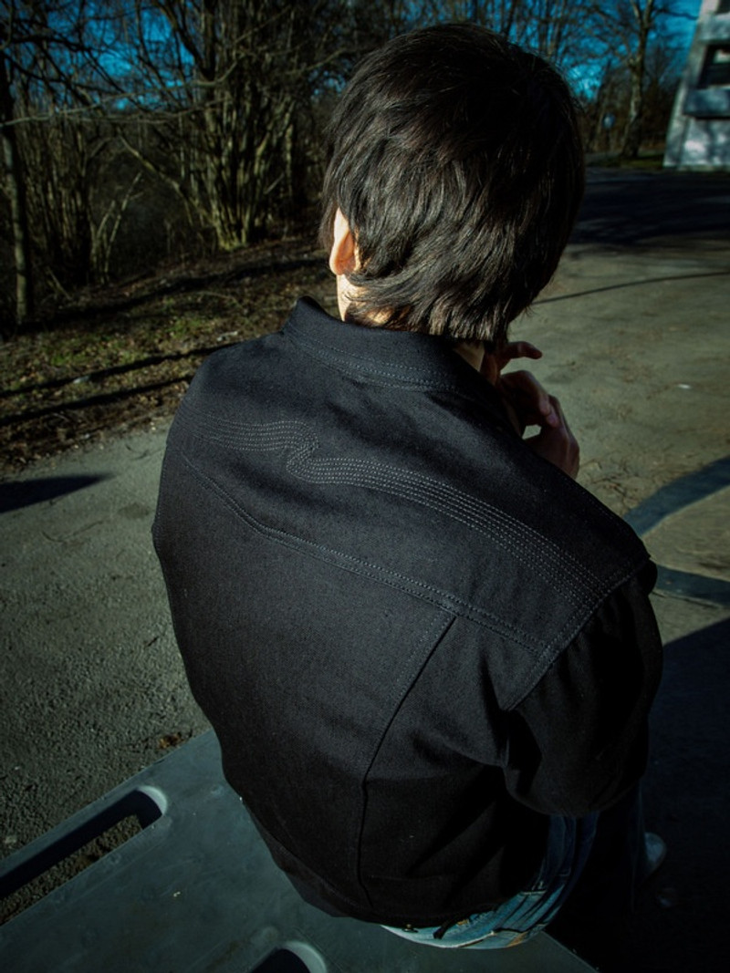 Nudie Jeans Conny Denim Jkt Dry Black Tar outlook