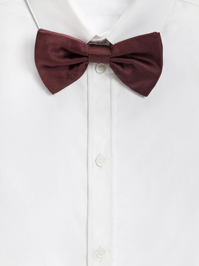 Dolce & Gabbana silk-satin bow tie outlook