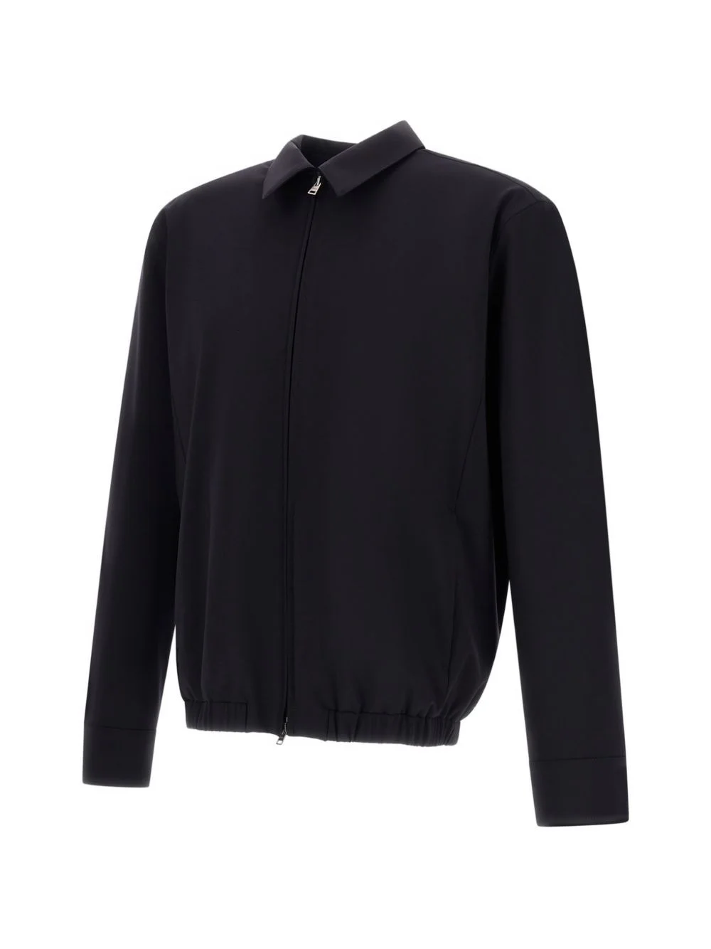 zip-up shirt jacket - 1