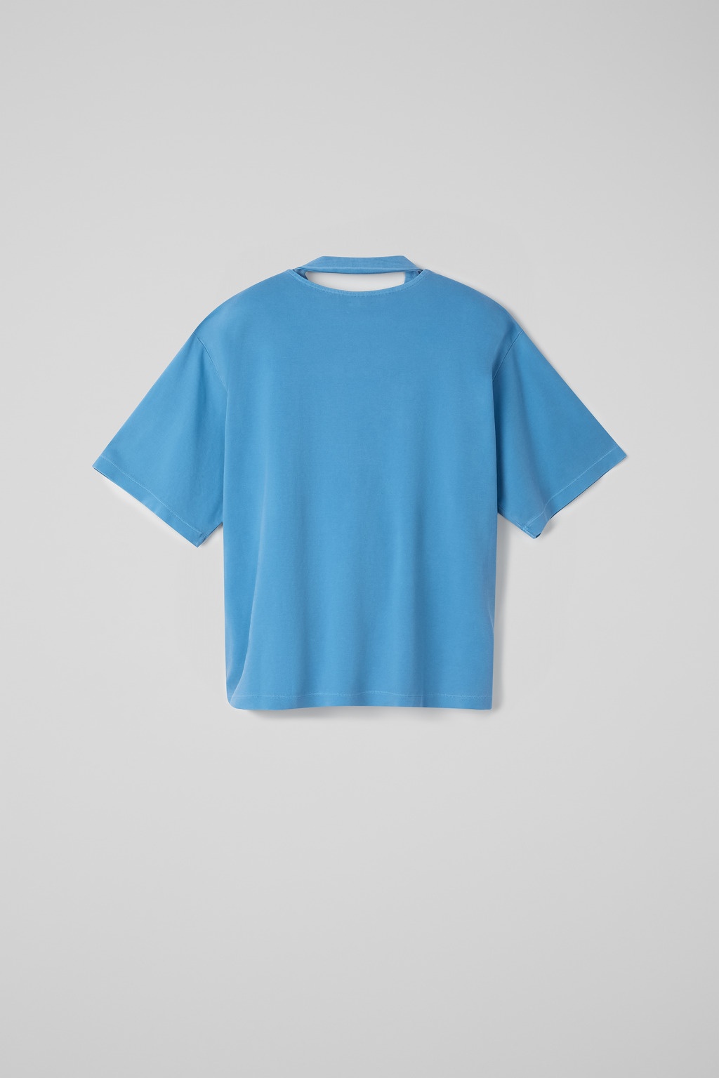 Blue Organic Cotton T-Shirt - 4