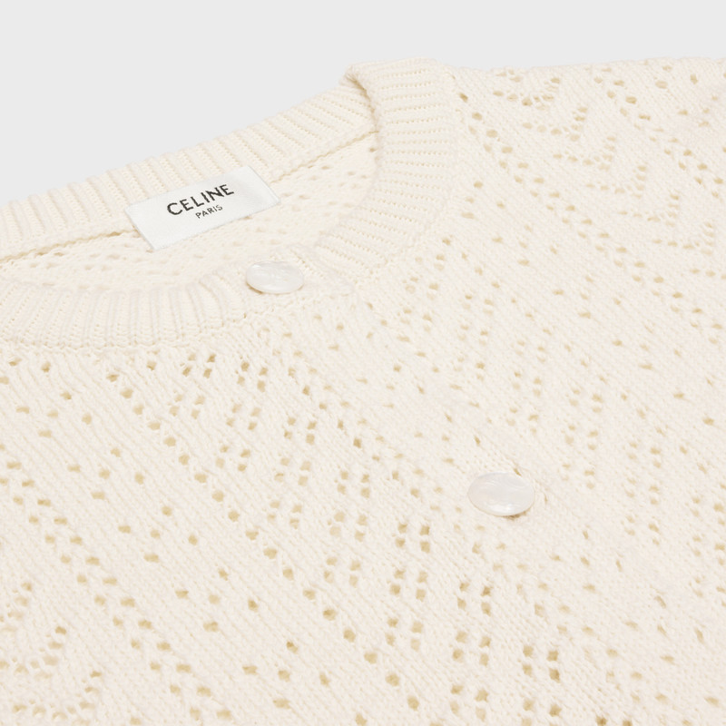 cardigan in cotton pointelle 3