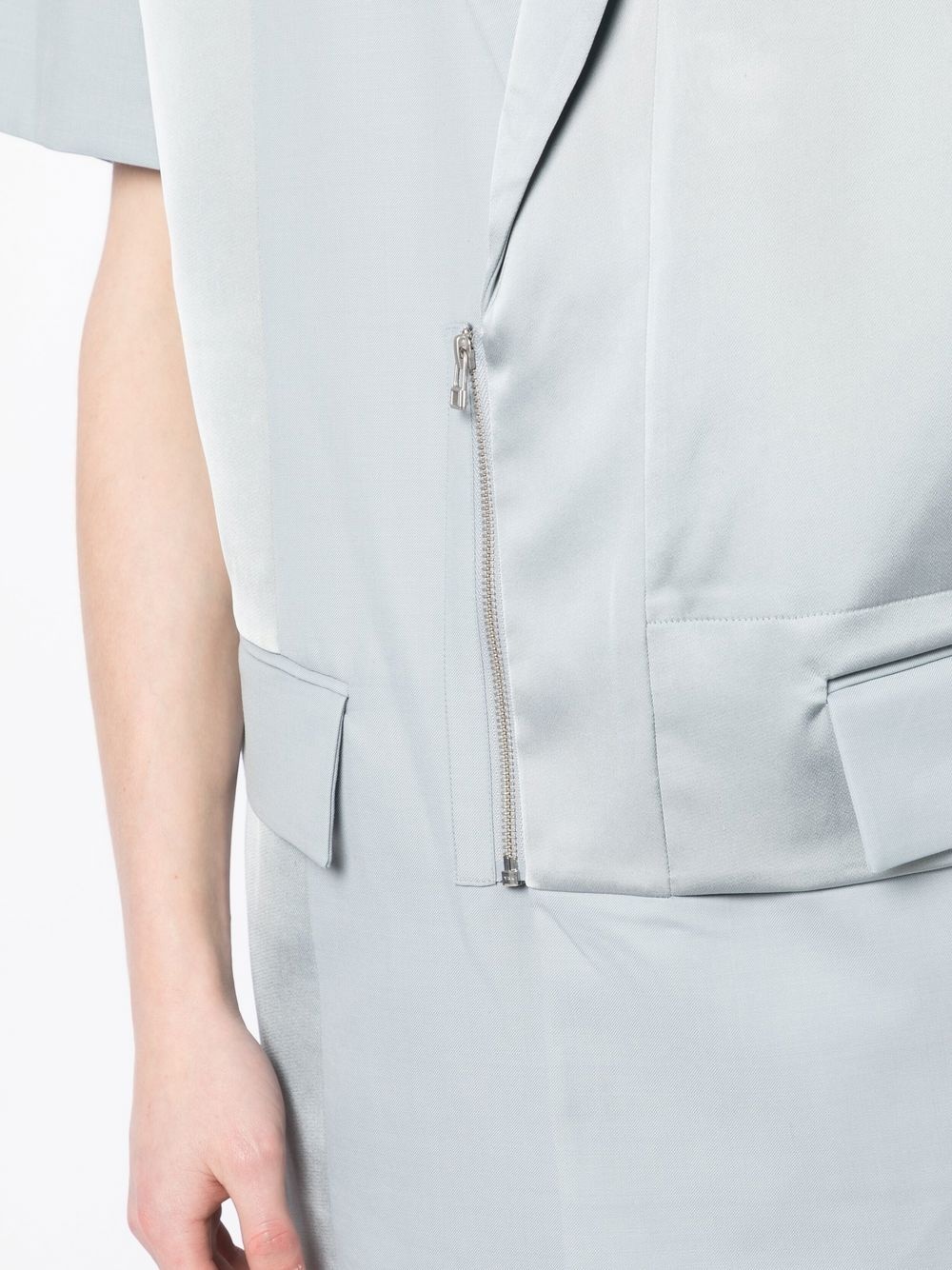 short-sleeved blazer - 5