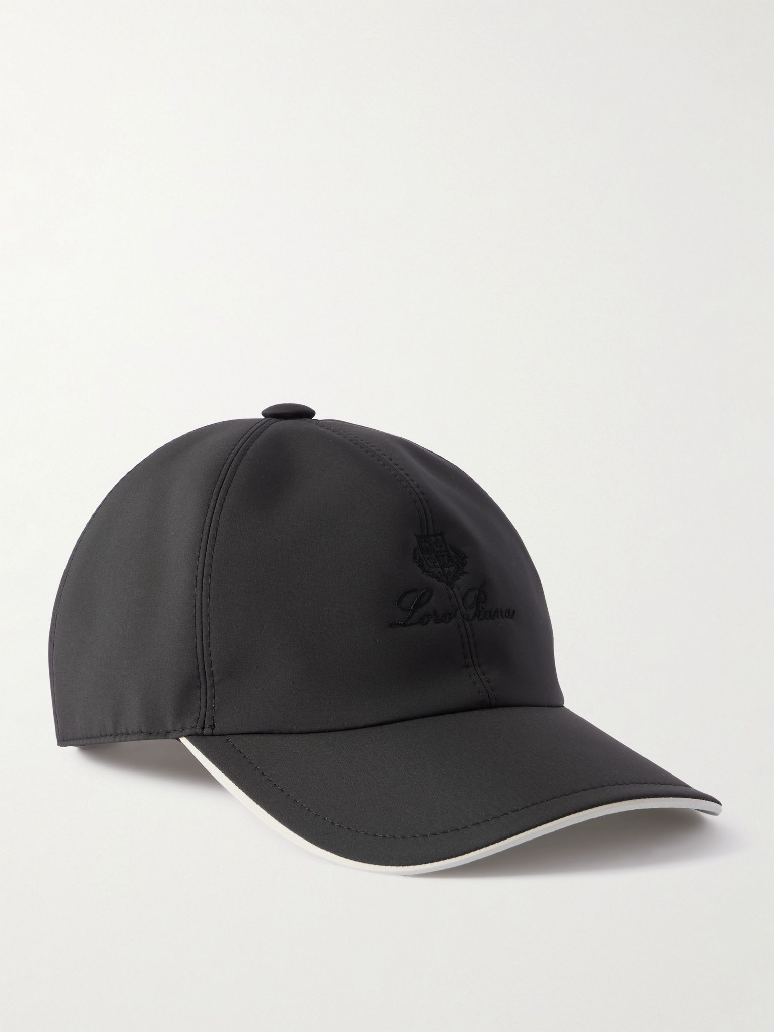 Logo-Embroidered Storm System® Shell Baseball Cap Black - 1