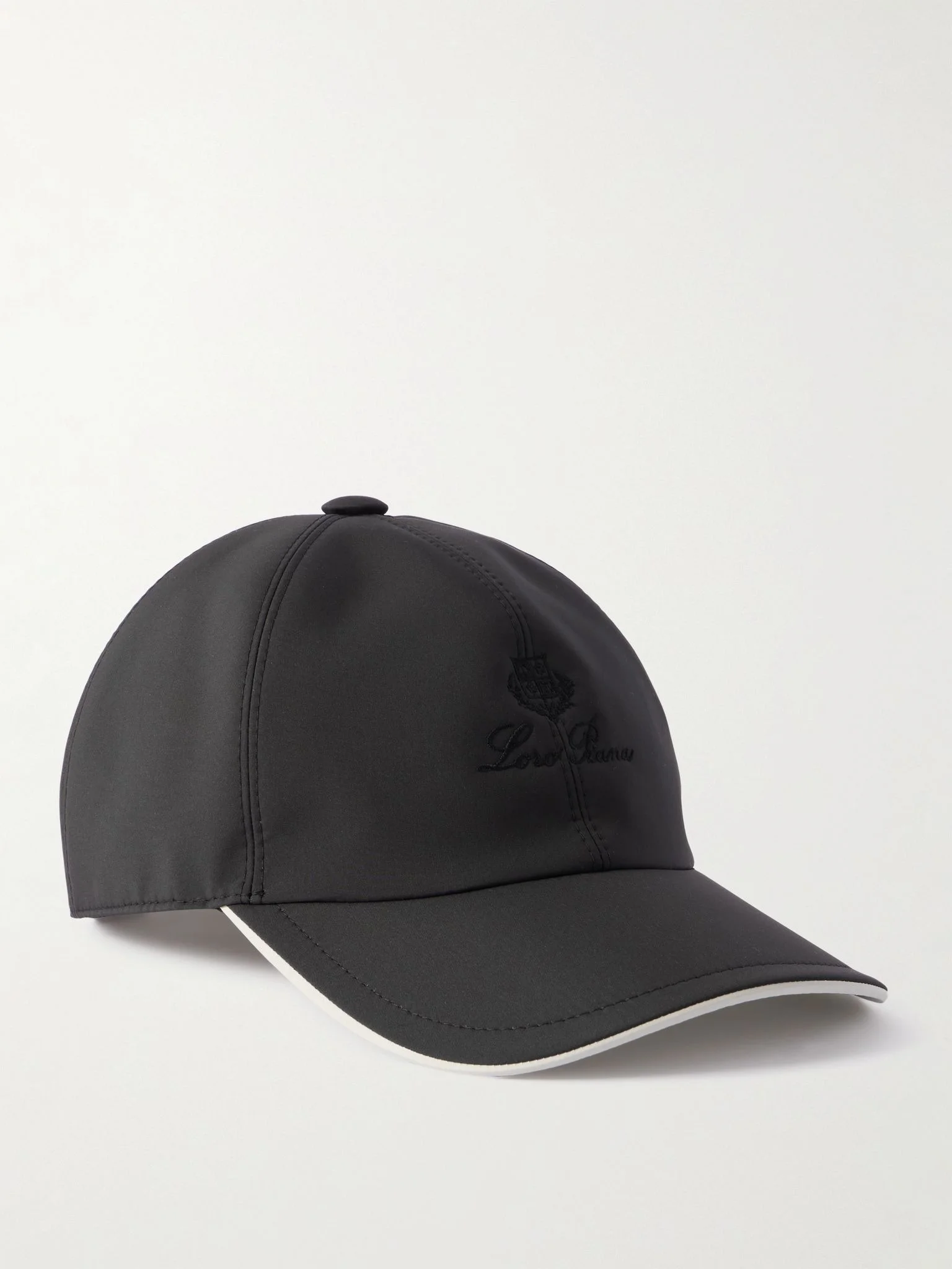 Logo-Embroidered Storm System® Shell Baseball Cap Black - 1