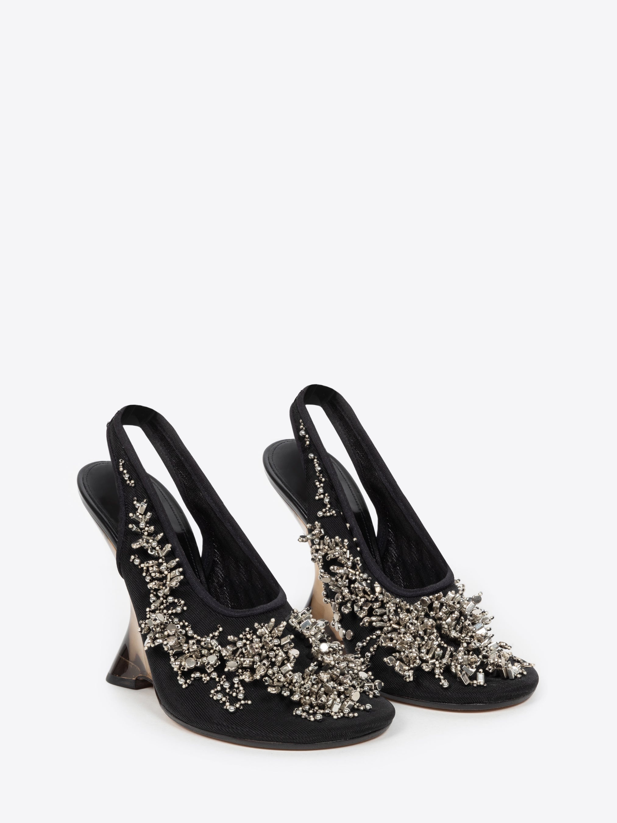 EMBELLISHED SLINGBACK PUMPS - 3