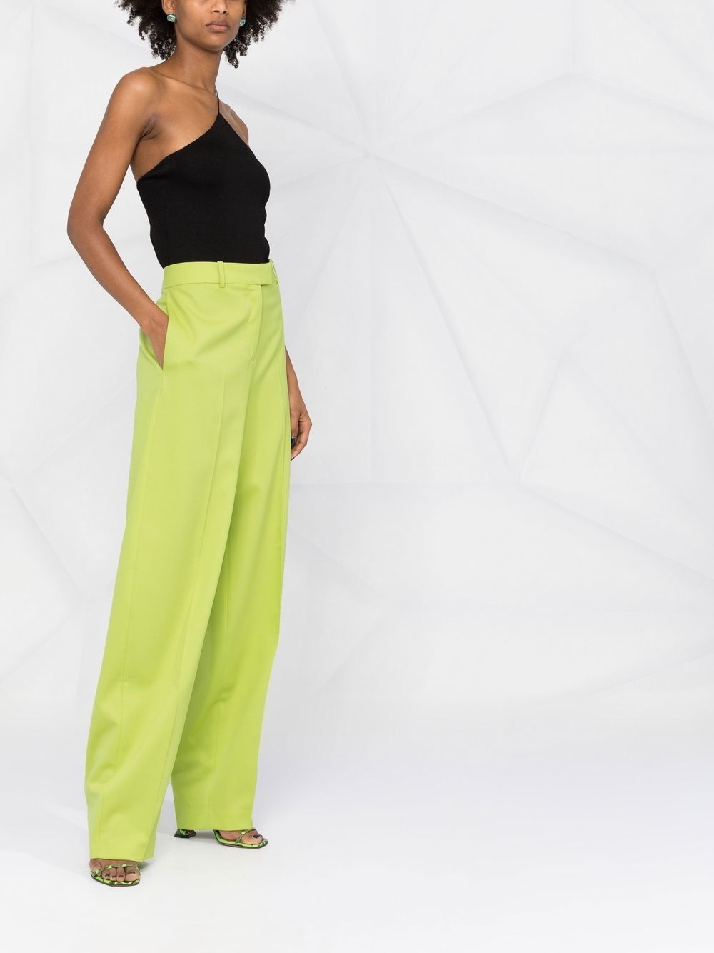 wide-leg tailored trousers - 4