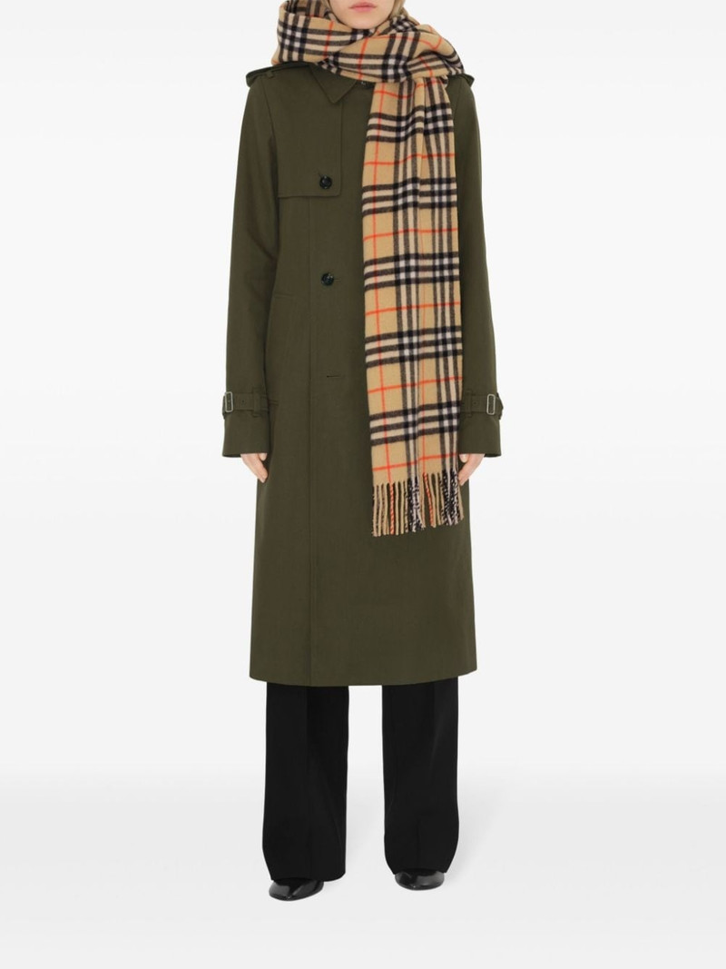 Burberry hooded cashmere scarf outlook