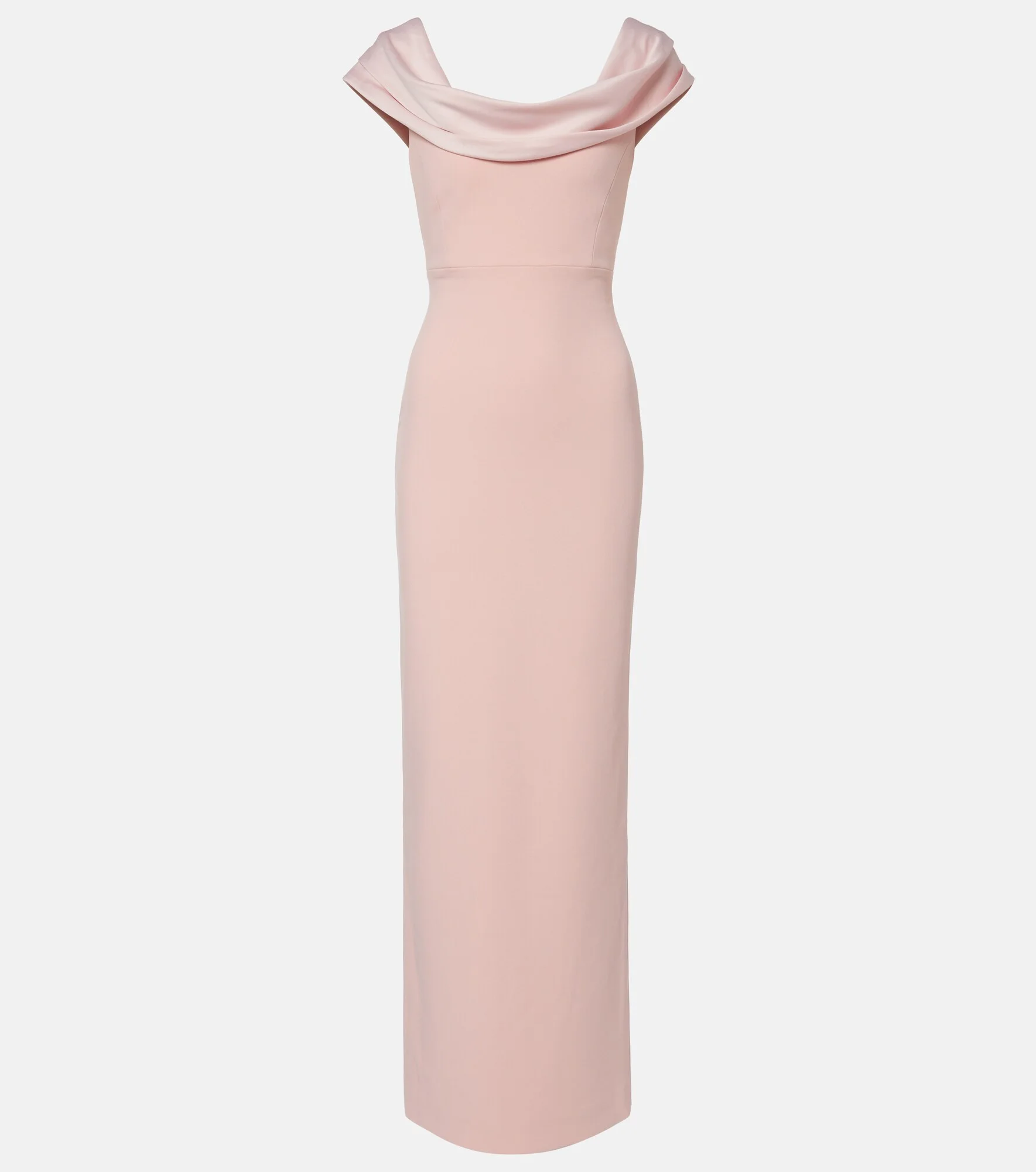 Adele satin-trimmed gown - 1