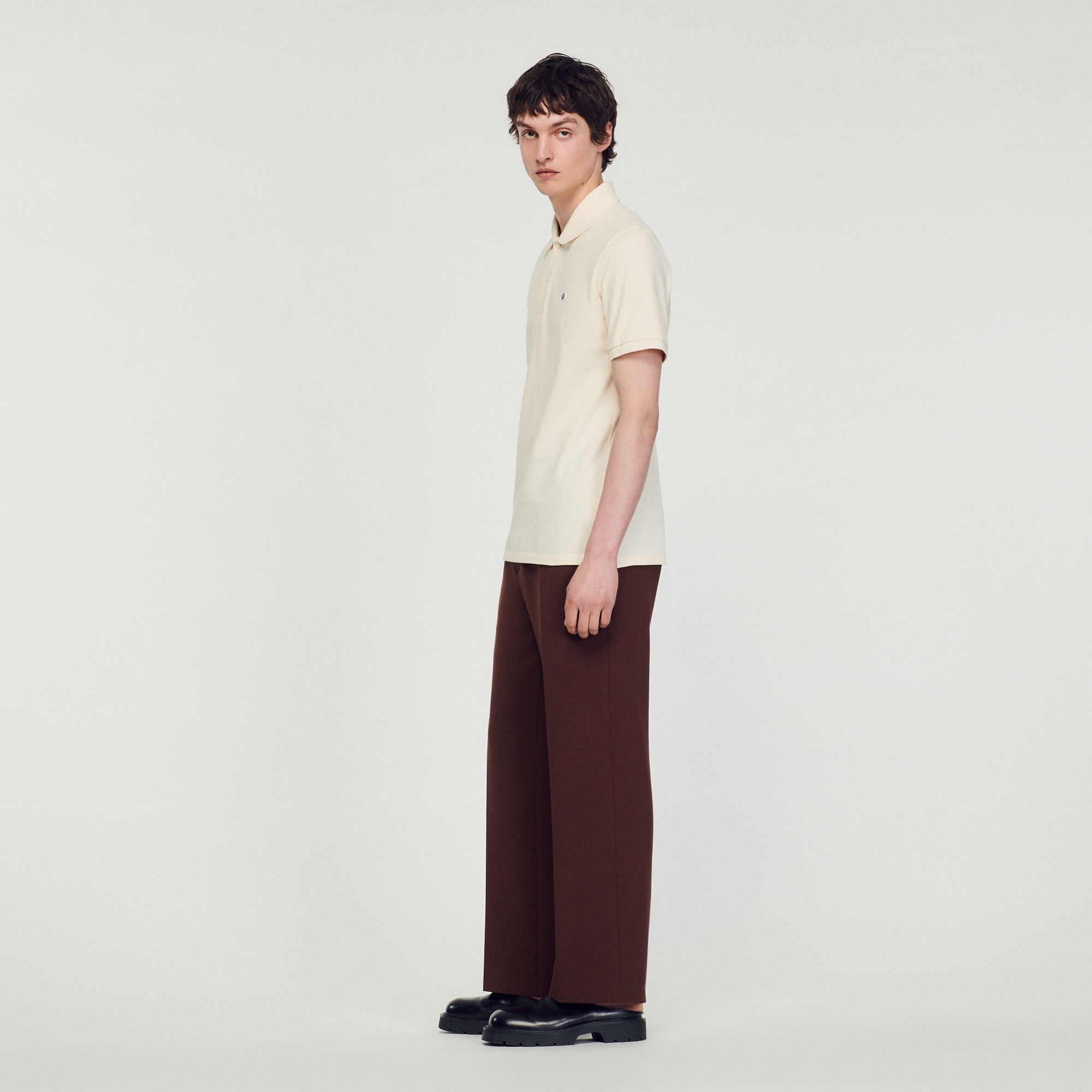 Polo shirt with Square Cross patch - 7