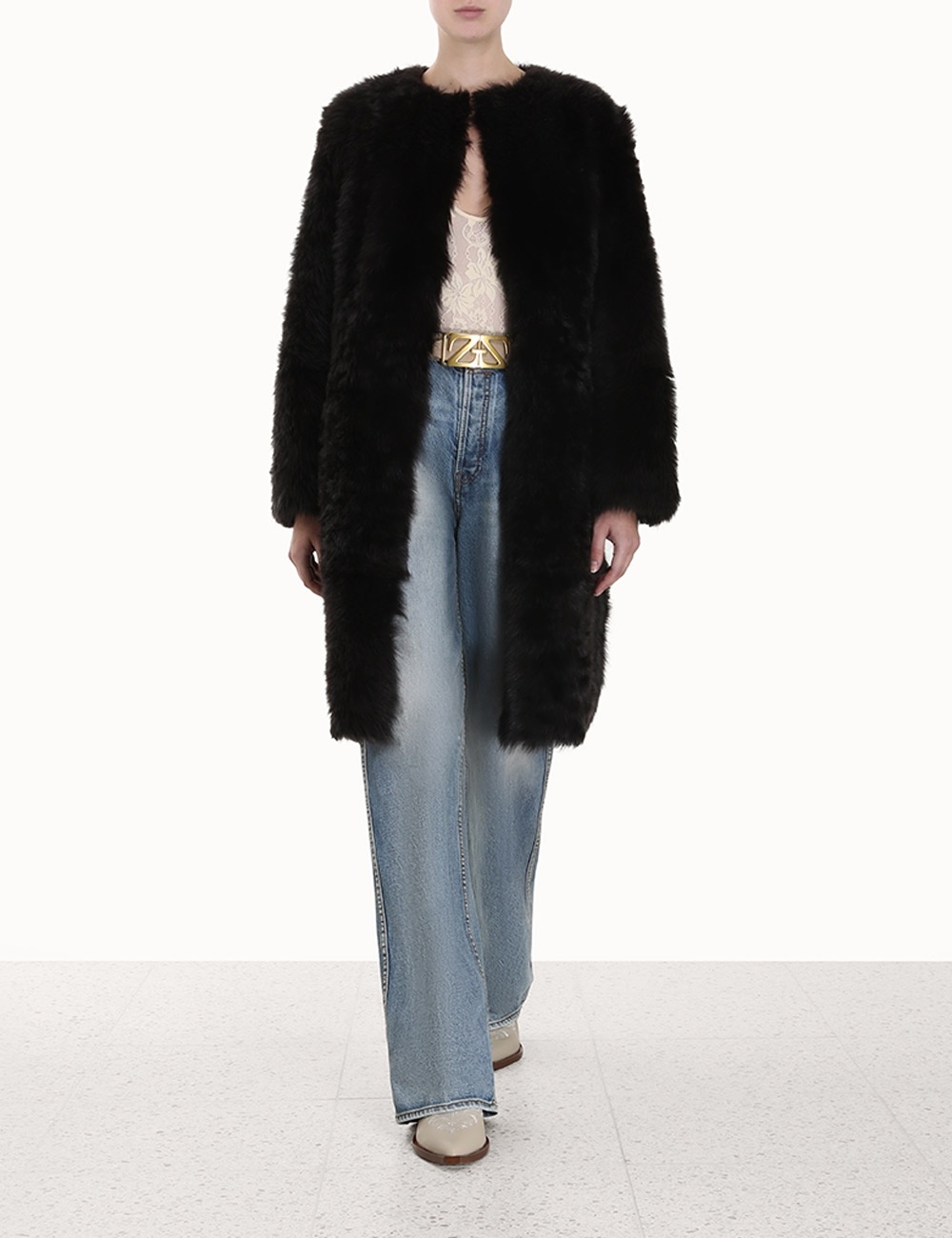 LUMINOSITY SHEARLING COAT - 2