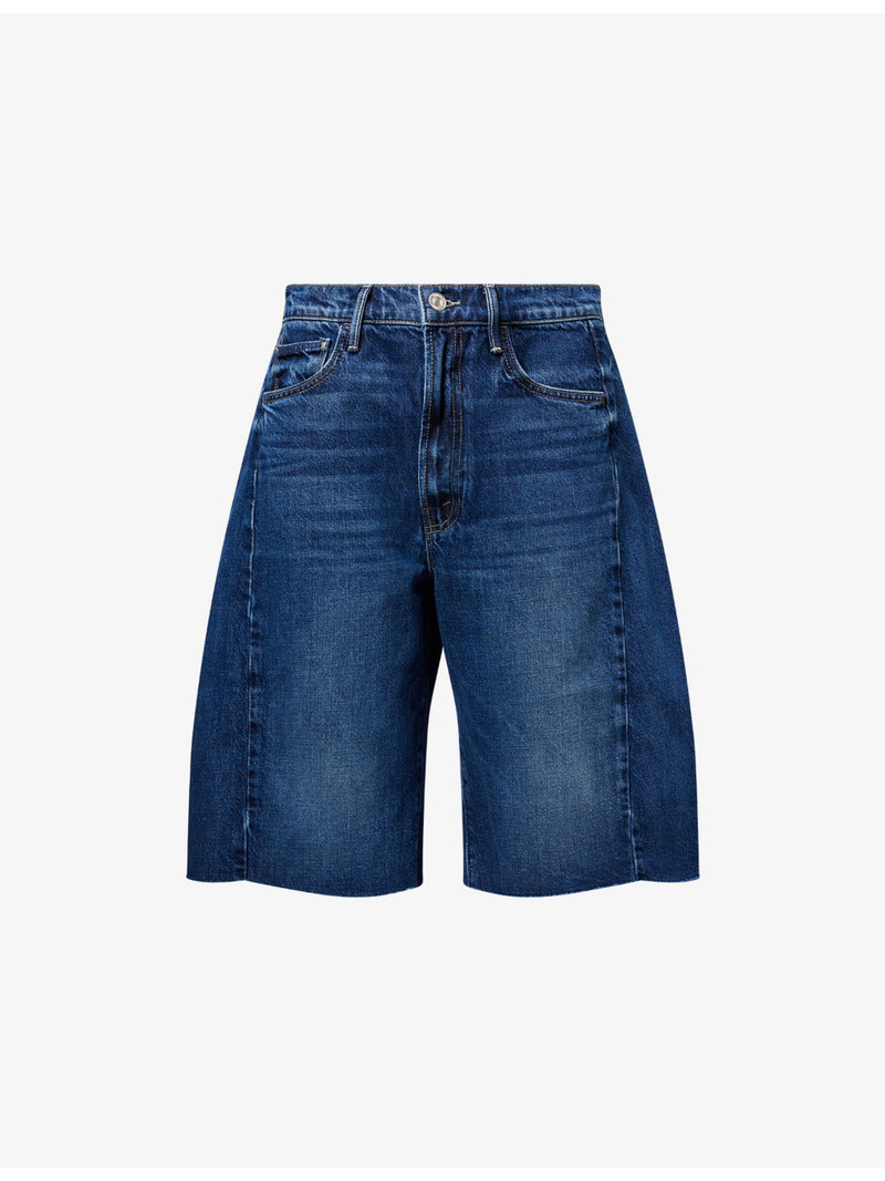 The Halfpipe Wide-Leg Denim Bermuda Shorts 1
