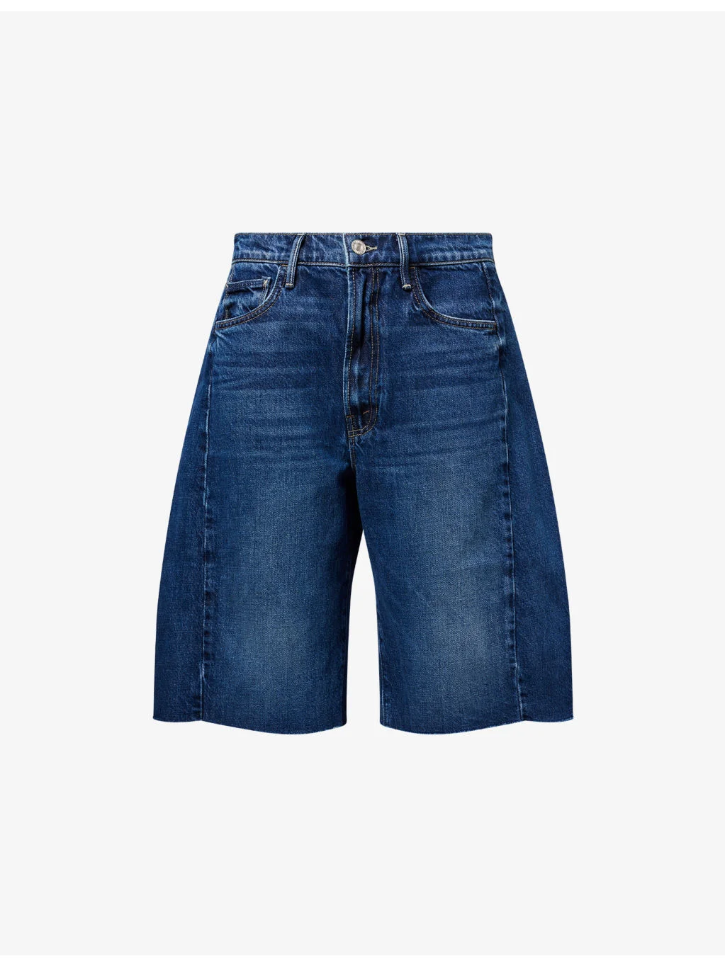 The Halfpipe Wide-Leg Denim Bermuda Shorts - 1