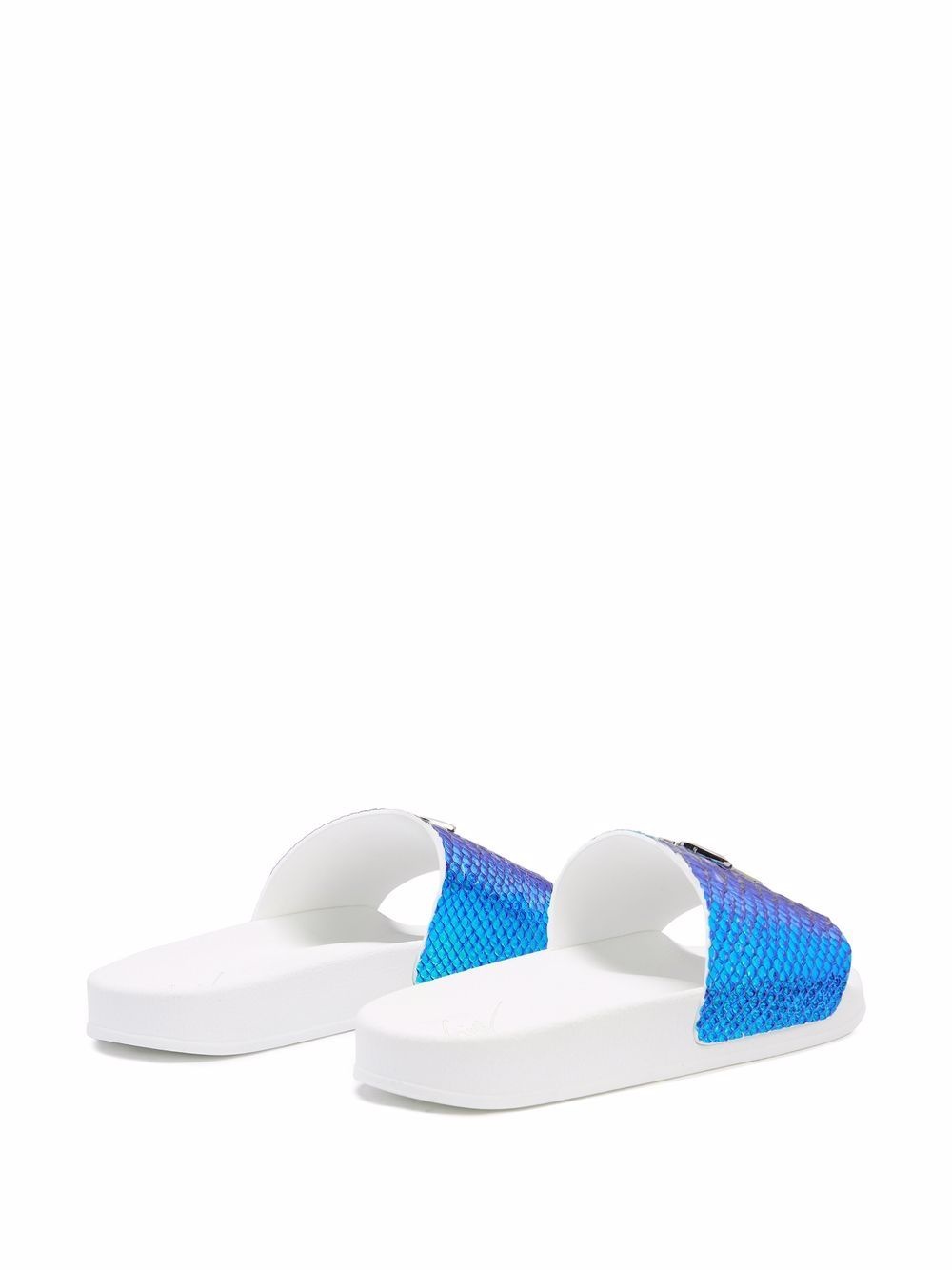 snakeskin-effect Brett slides - 3